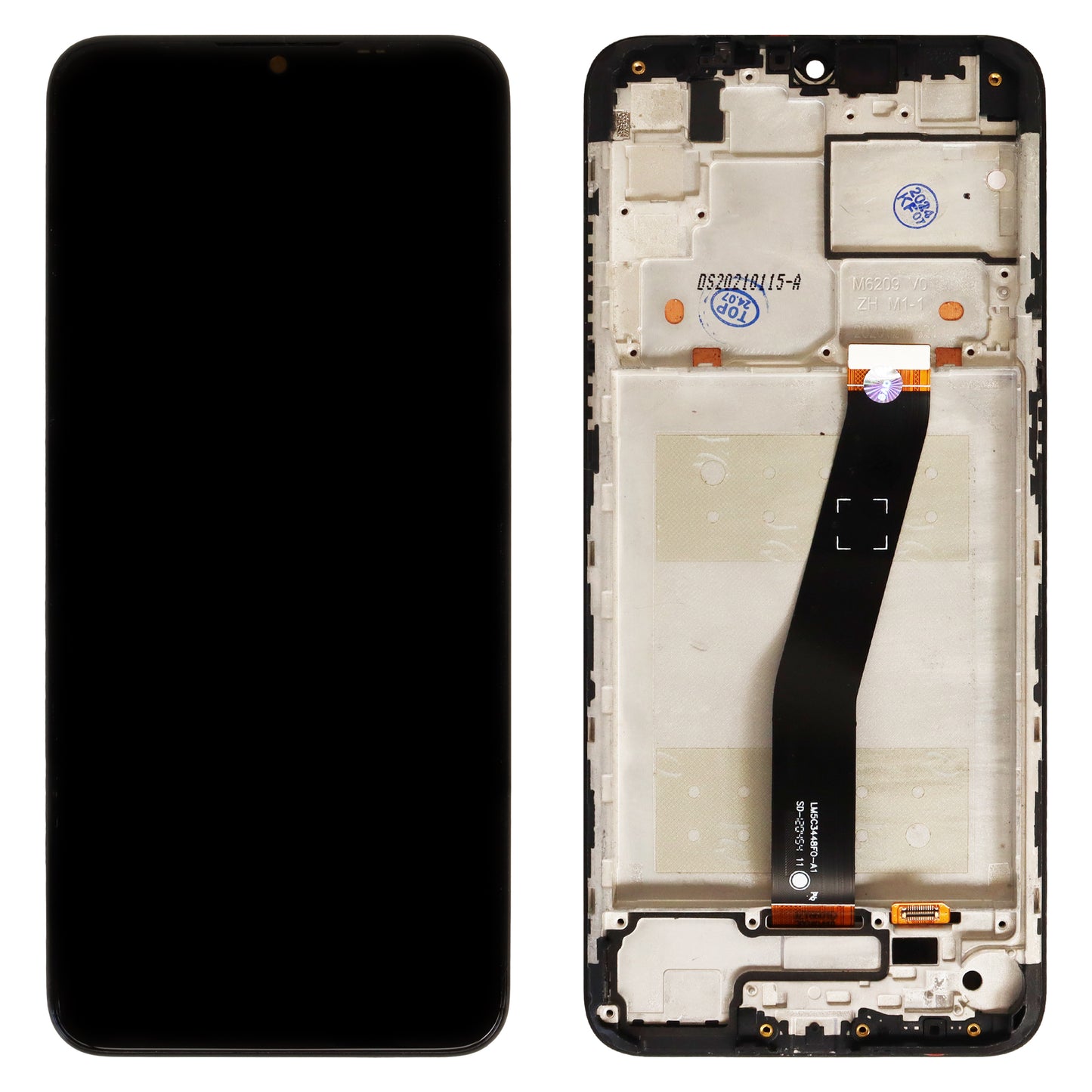 Alcatel 1S 2021 6025 Replacement LCD Display Screen Touch Digitizer W/Frame
