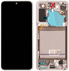 Samsung Galaxy S21 (G991) OLED Display - Phantom White (Genuine Service Pack)