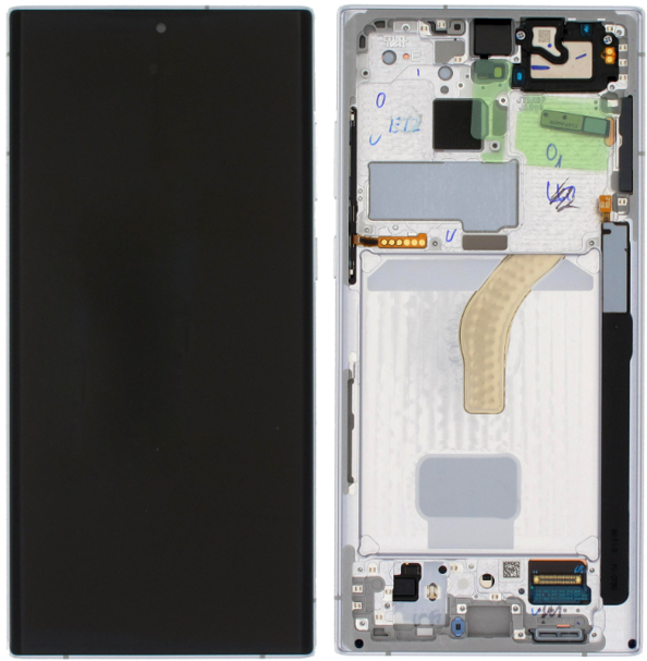 Samsung Galaxy S22 Ultra (SM-S908B) OLED Display - Phantom White (Genuine Service Pack)