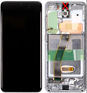 Samsung Galaxy S20 (G980/G981) OLED Display - Cosmic Grey (Genuine Service Pack)