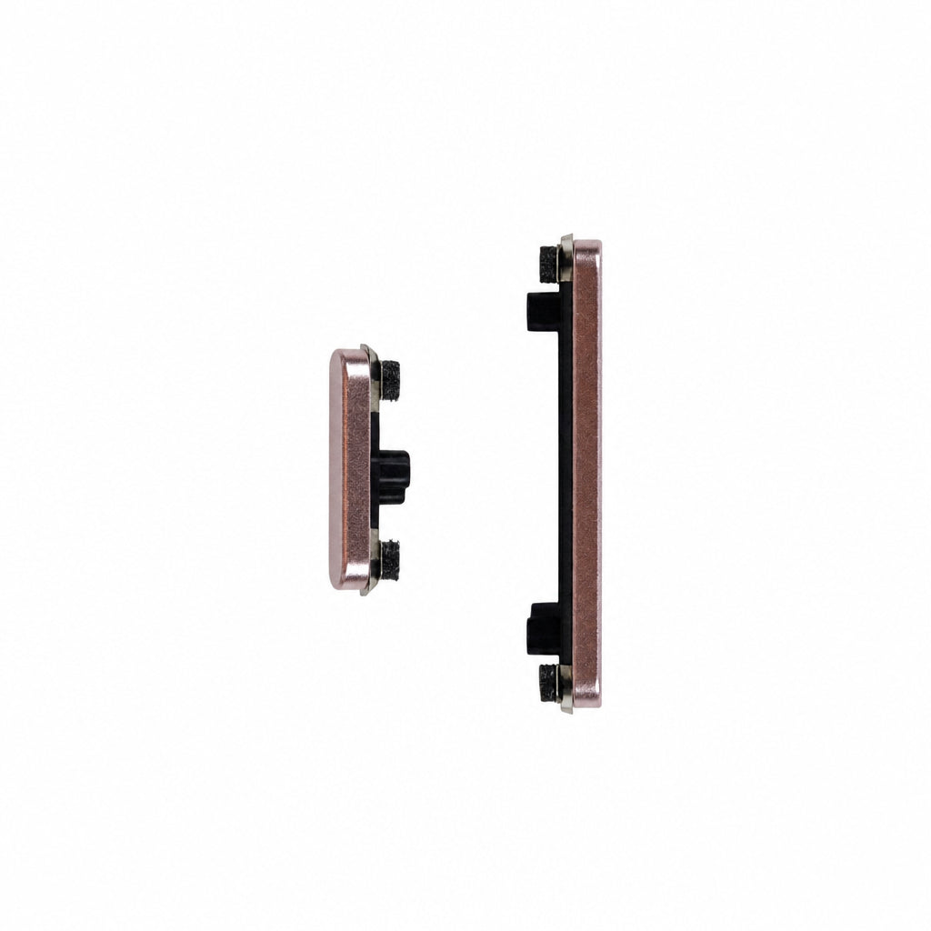 GOOG-PIX8-SIDE-BTN-ROSE - Physical Side Volume / Power Buttons For Google Pixel 8 - Rose/Pink