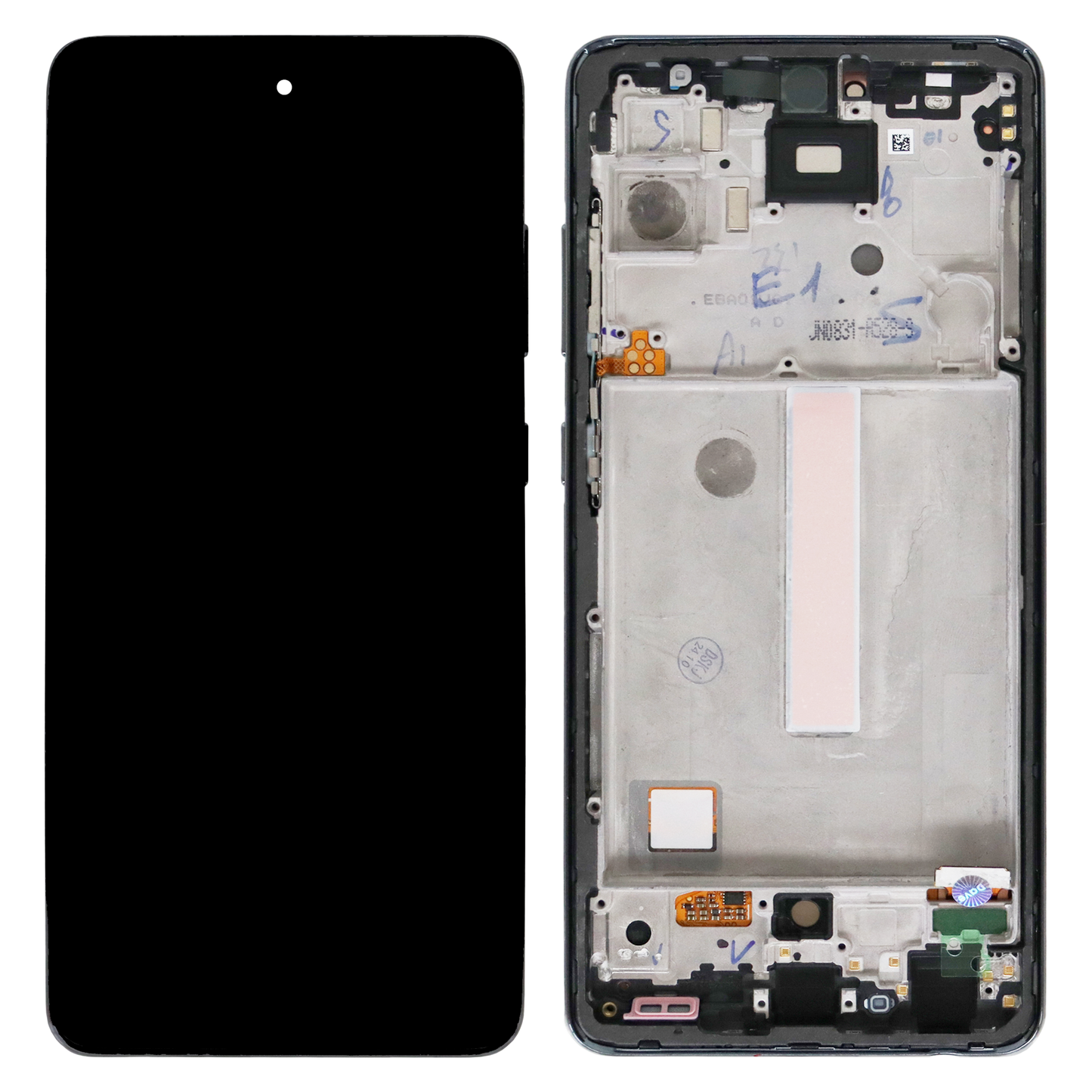 Samsung Galaxy A52 (SM-A525/SM-A526) / A52S (SM-A528) OLED Display (Refurbished) With Frame (Black)