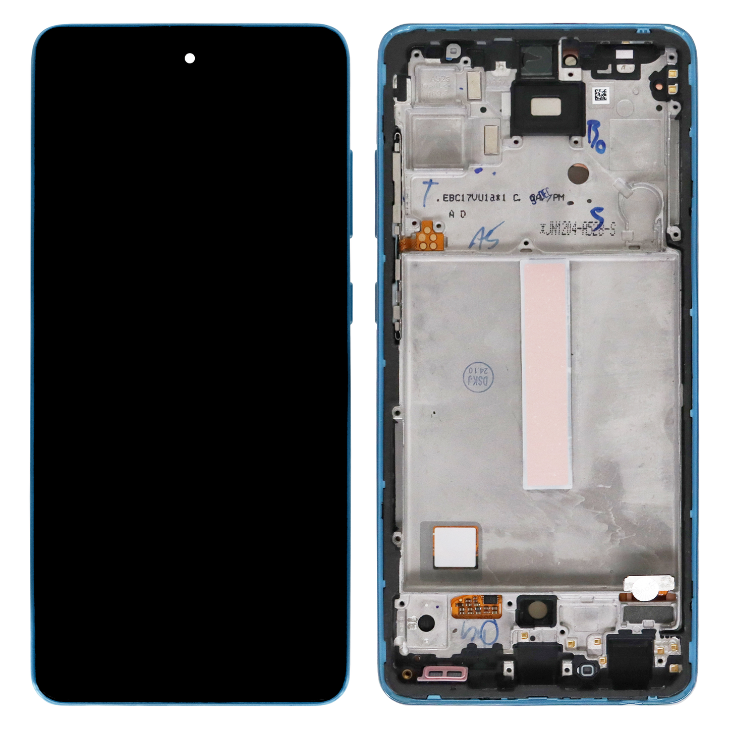 Samsung Galaxy A52 (SM-A525/SM-A526) / A52S (SM-A528) OLED Display (Refurbished) With Frame (Blue)