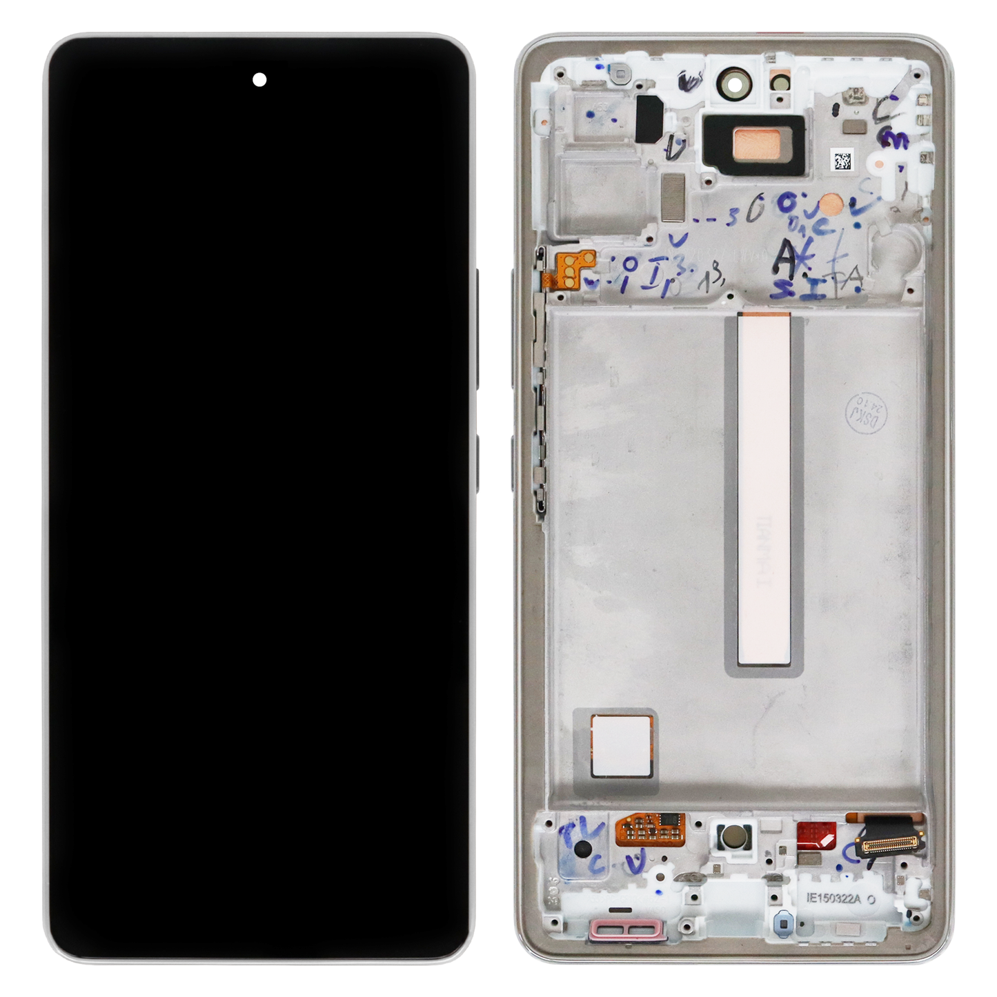 Samsung Galaxy A53 5G (SM-A536) OLED Display (Refurbished) With Frame (White)