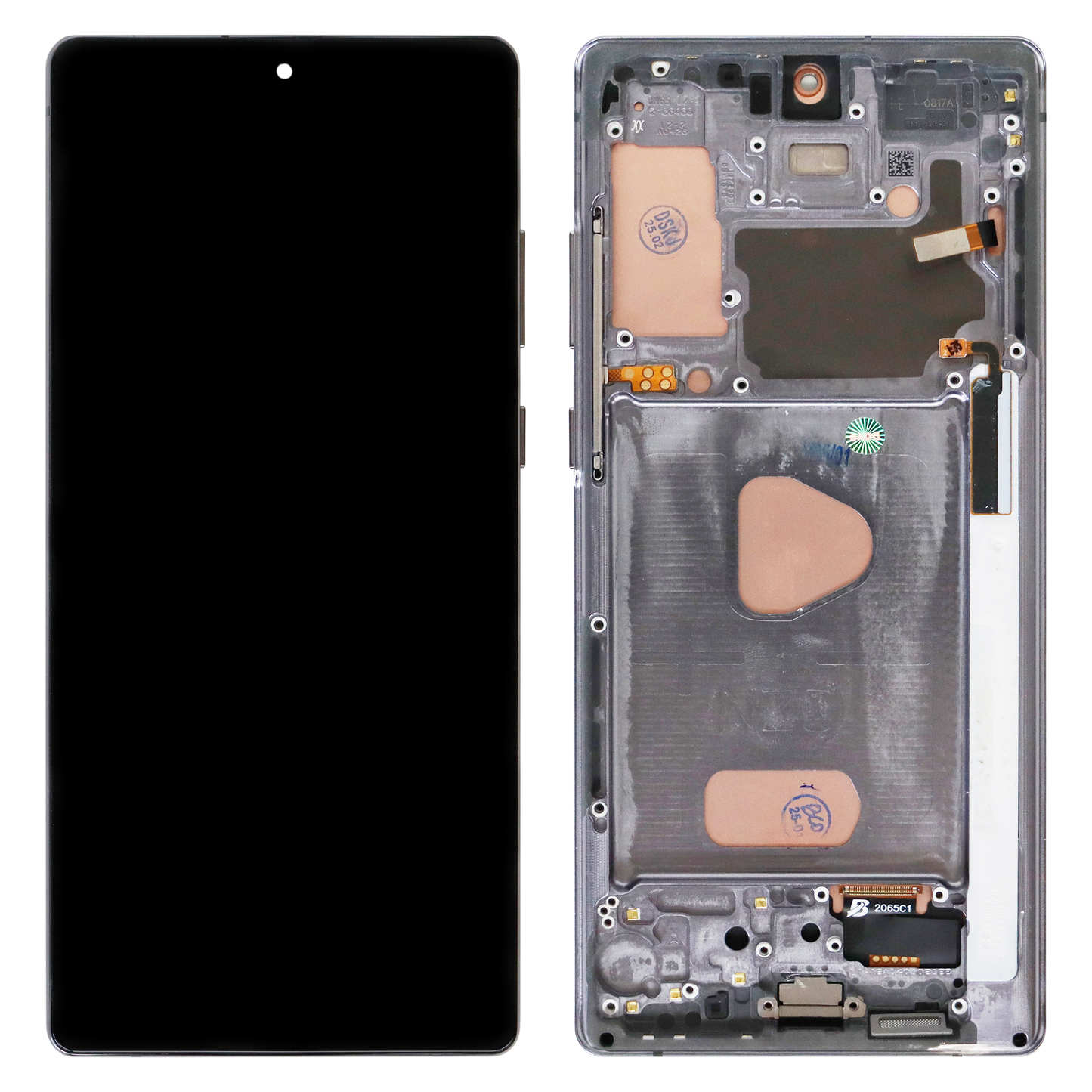 Samsung Galaxy Note 20 / Note 20 5G (SM-N980F / SM-N981B) Incell LCD Display With Frame (Grey)