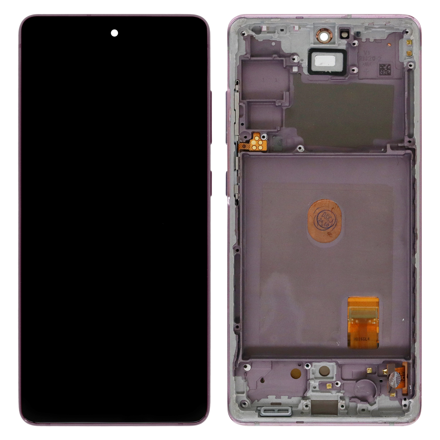 Samsung Galaxy S20 FE (SM-G780F, SM-G780F/DS) OLED Display with Lavender Frame (Refurbished)