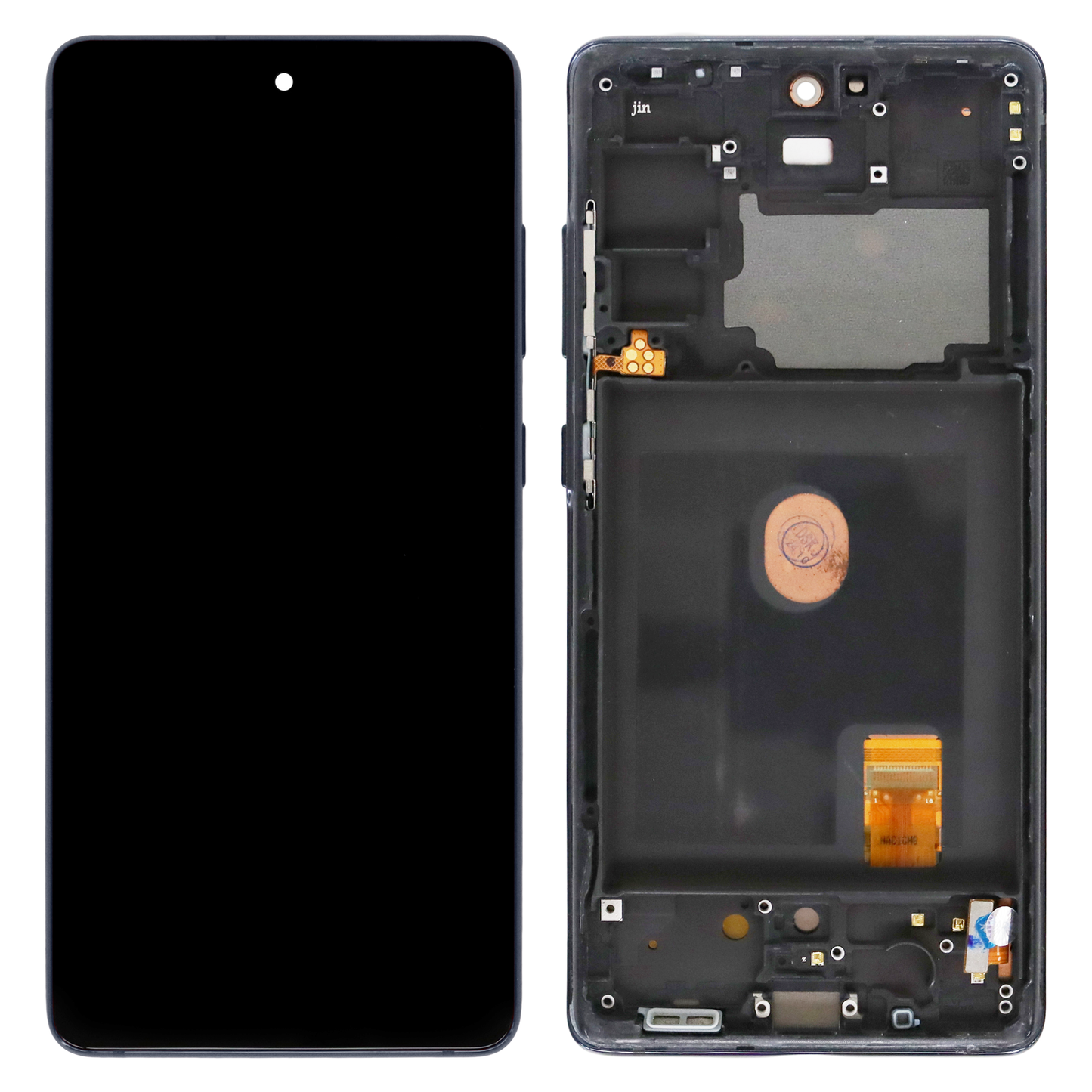 Samsung Galaxy S20 FE (SM-G780F, SM-G780F/DS) OLED Display with Navy Frame (Refurbished)