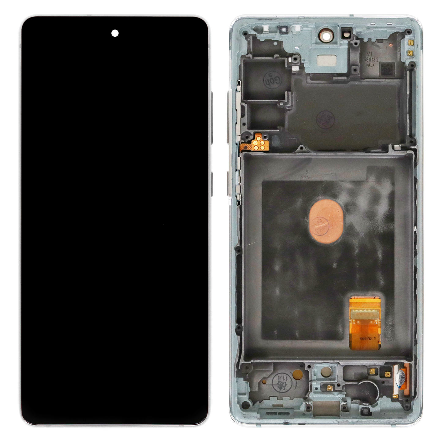 Samsung Galaxy S20 FE (SM-G780F, SM-G780F/DS) OLED Display with White Frame (Refurbished)