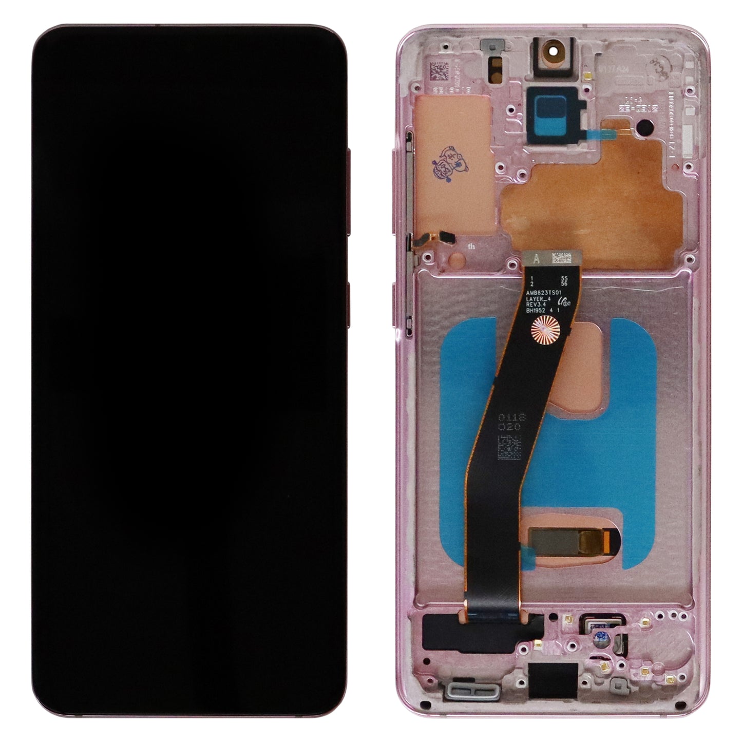 Samsung Galaxy S20 (SM-G980F / SM-G981B) OLED Display With Frame (Pink)