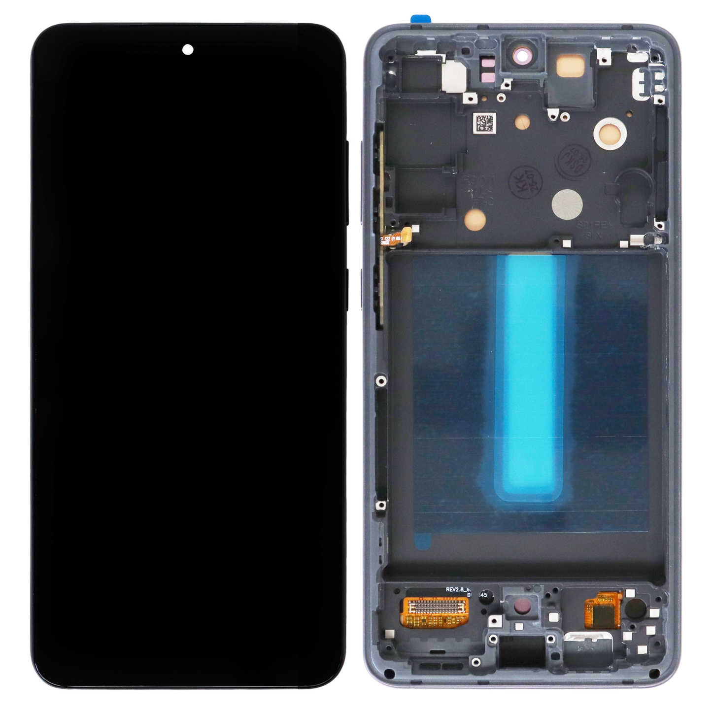 Samsung Galaxy S21 FE (SM-G990B) OLED Display (Big Size) With Frame (Black)