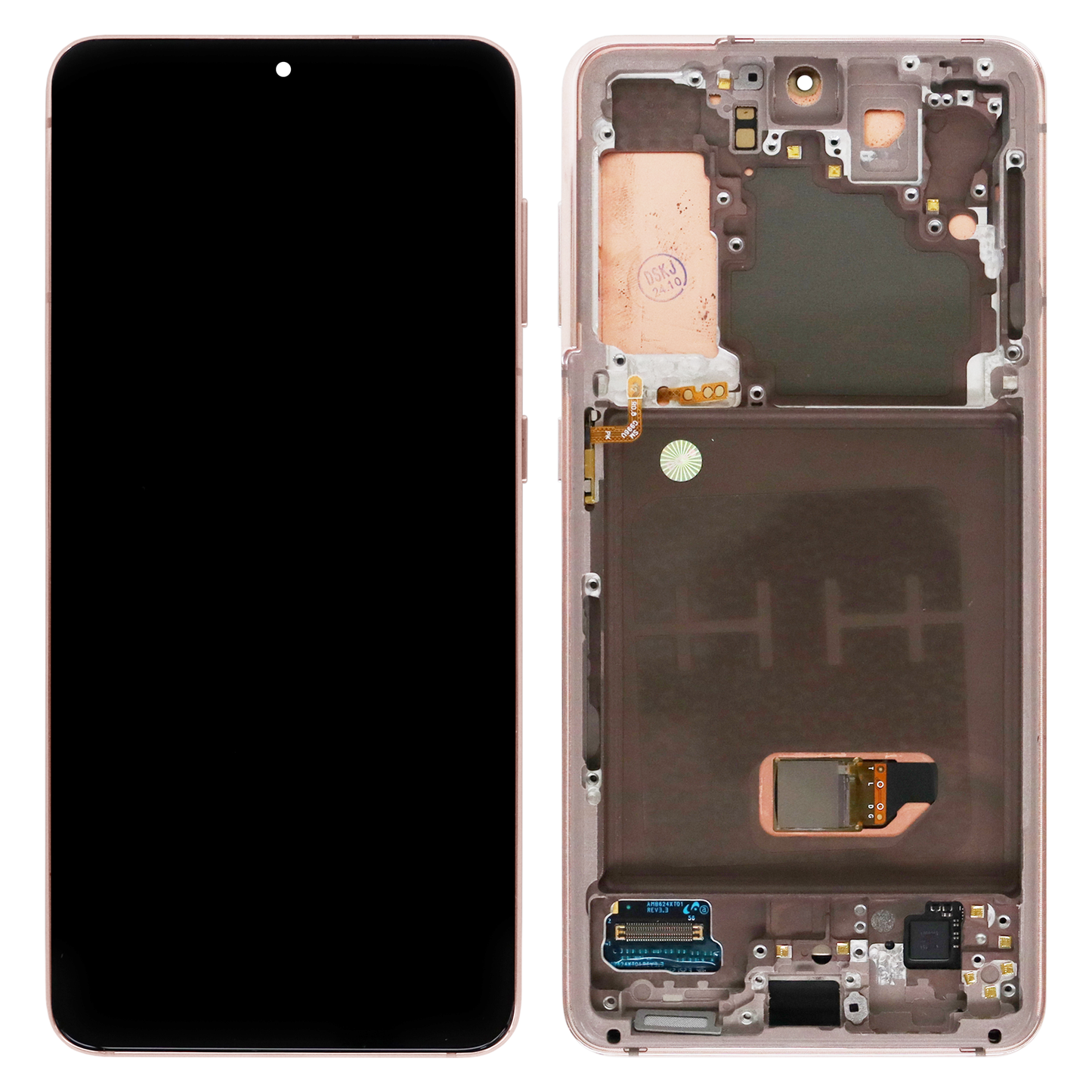 Samsung Galaxy S21 5G SM-G991 OLED Display With Frame (Violet)