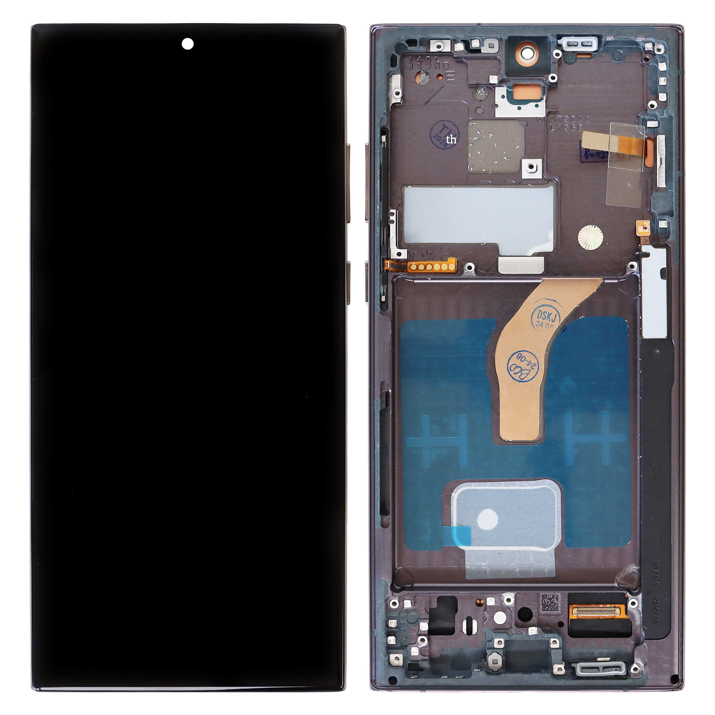 Samsung Galaxy S22 Ultra (SM-S908B, SM-S908U) Incell LCD Display With Frame (Black)