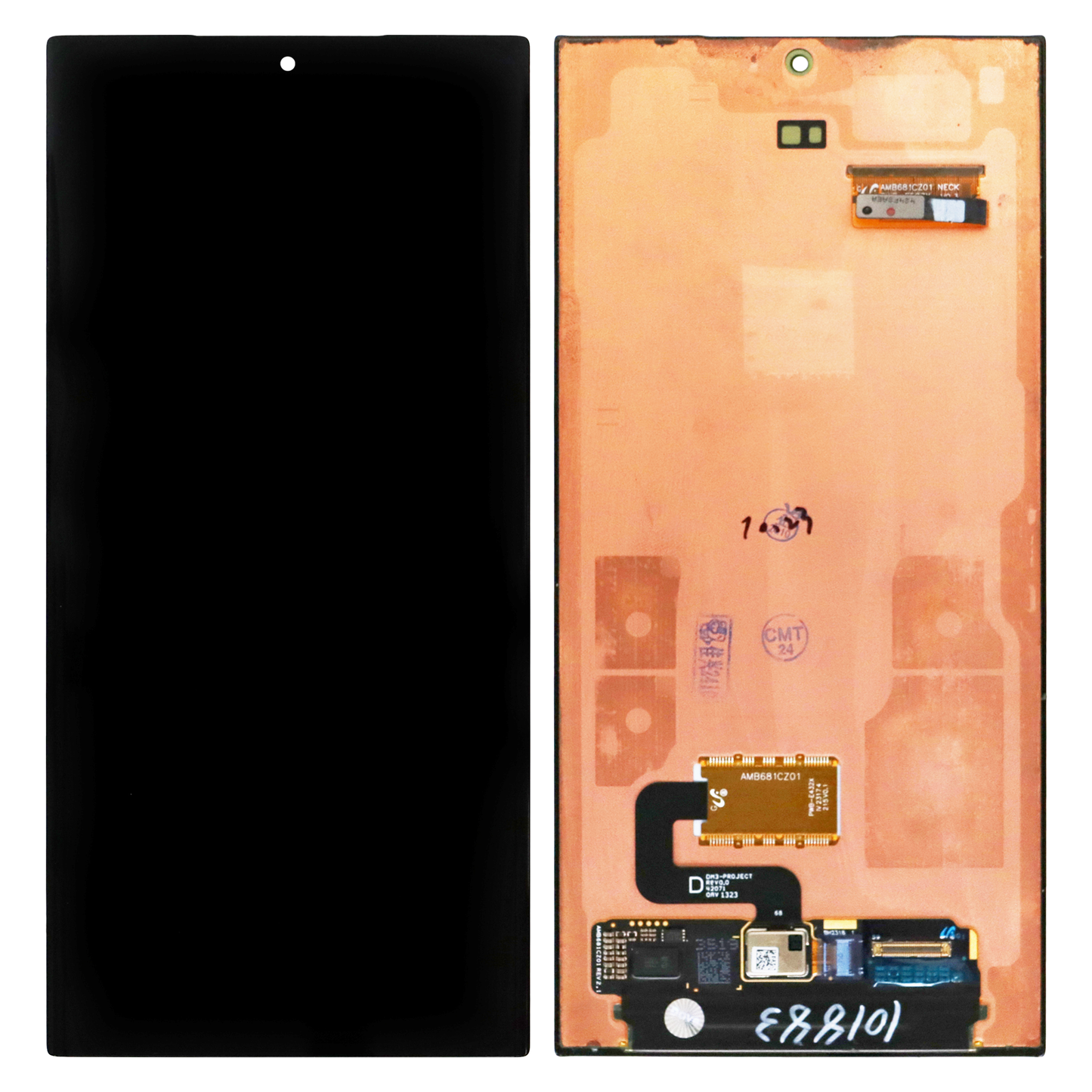 Samsung Galaxy S23 Ultra (SM-S918B, SM-S918B/DS) OLED Display (Refurbished)