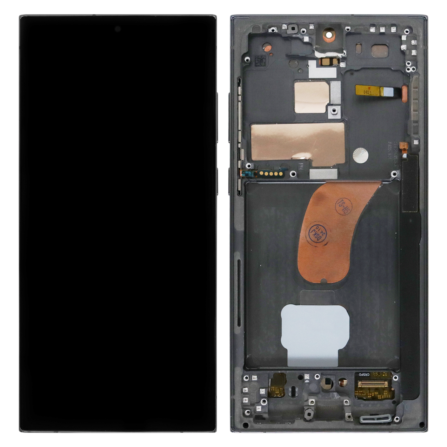 Samsung Galaxy S23 Ultra S918 OLED Display (Big Size) With Frame (Black)