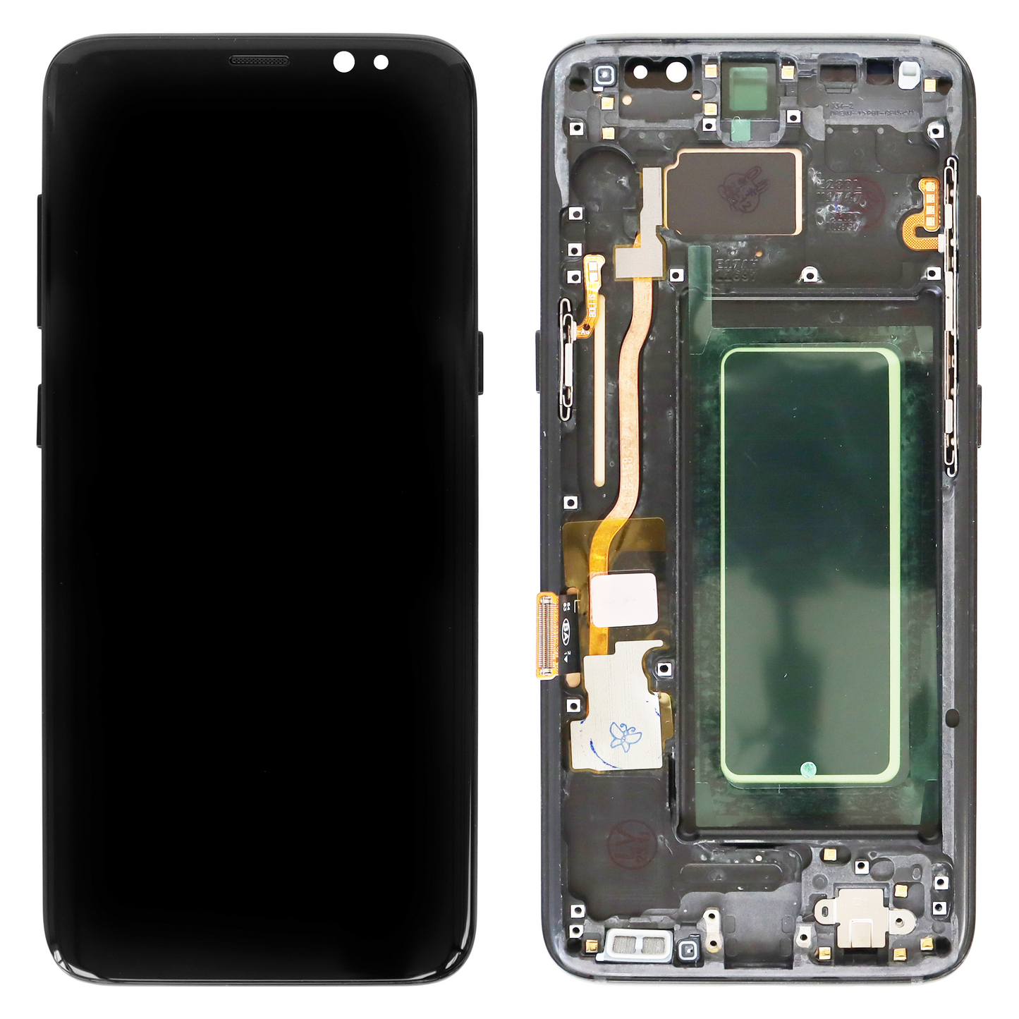 Samsung Galaxy S8 (SM-G950F, SM-G950U) OLED Display With Frame (Grey)