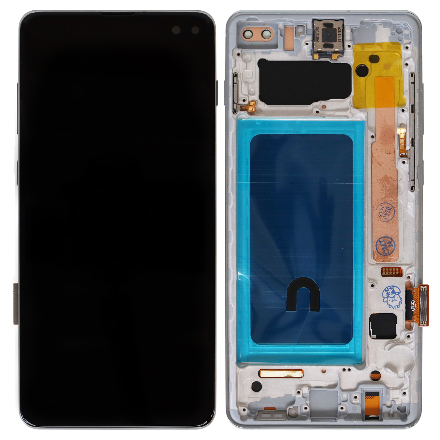 Samsung Galaxy S10 G973 Incell LCD Display With Frame (White)
