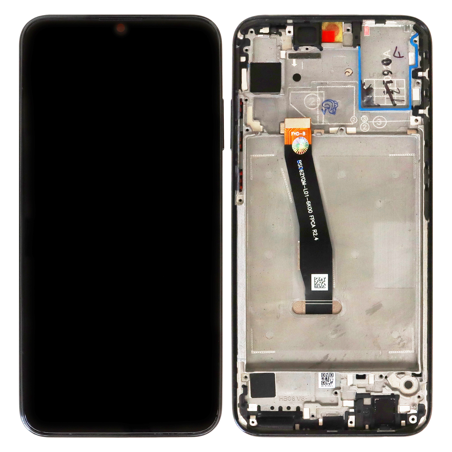 Honor 10 Lite (HRY-LX1, HRY-LX2, HRY-LX3) LCD Display With Frame (Black)