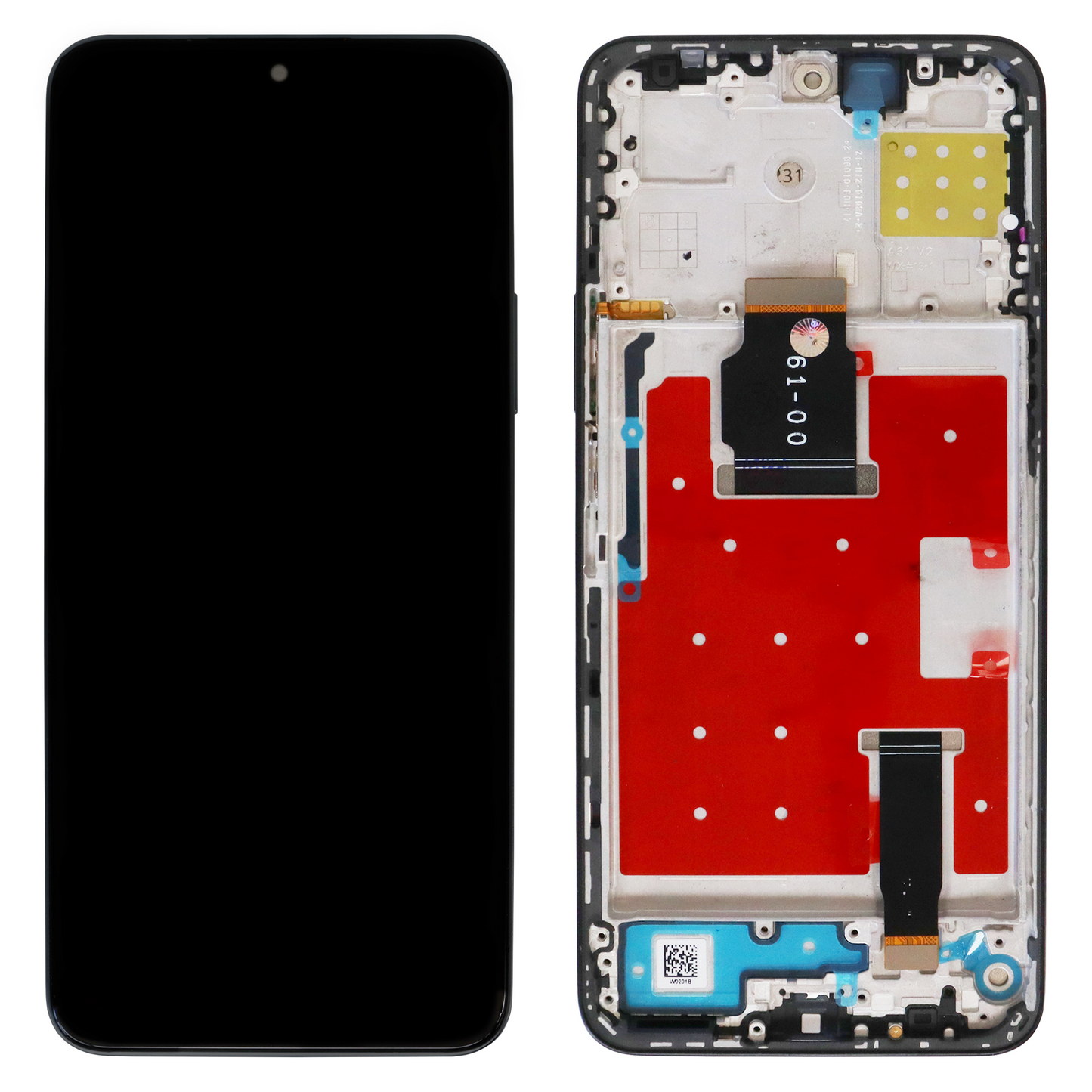 Honor X8A (CRT-LX1) LCD Display With Frame (Black)