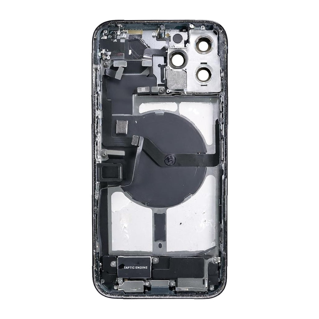 iPhone 12 Pro Max Back Housing With Small Parts - Pacific Blue (Genuine Pulled Grade A/B)