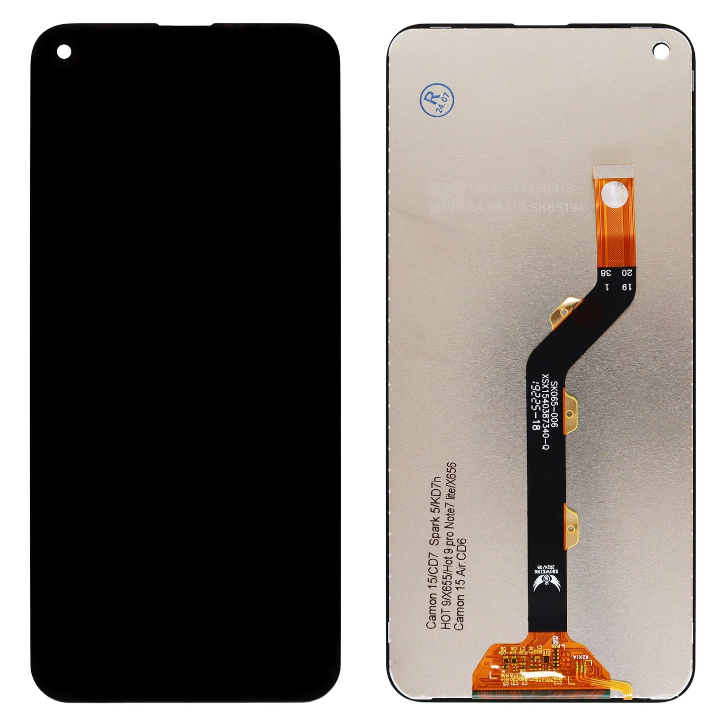 Infinix Hot 9 X655 Replacement LCD Touch Screen Display Digitizer Assembly