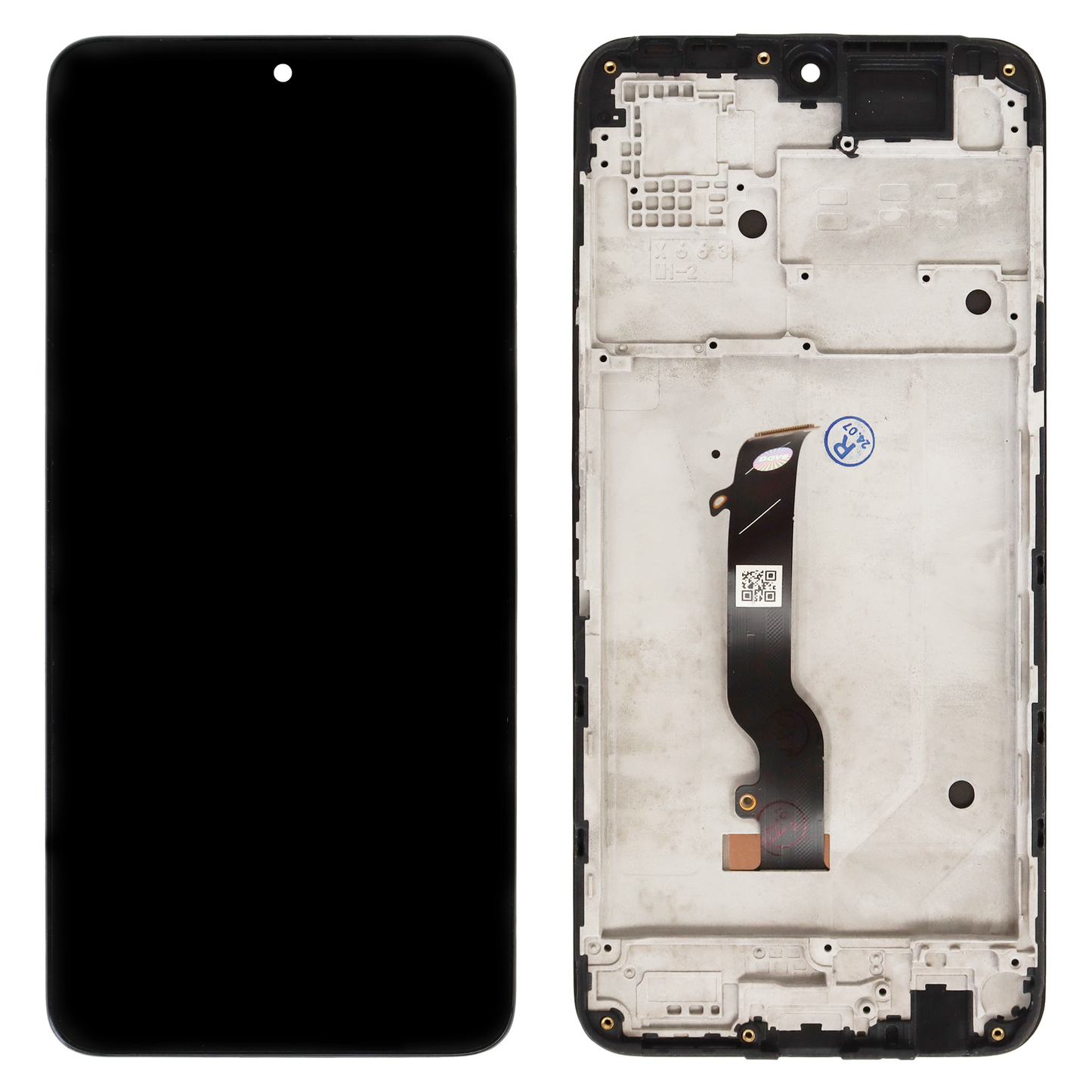 Infinix Note 11 X663 X663B Replacement OLED LCD Touch Screen Display Digitizer + Frame