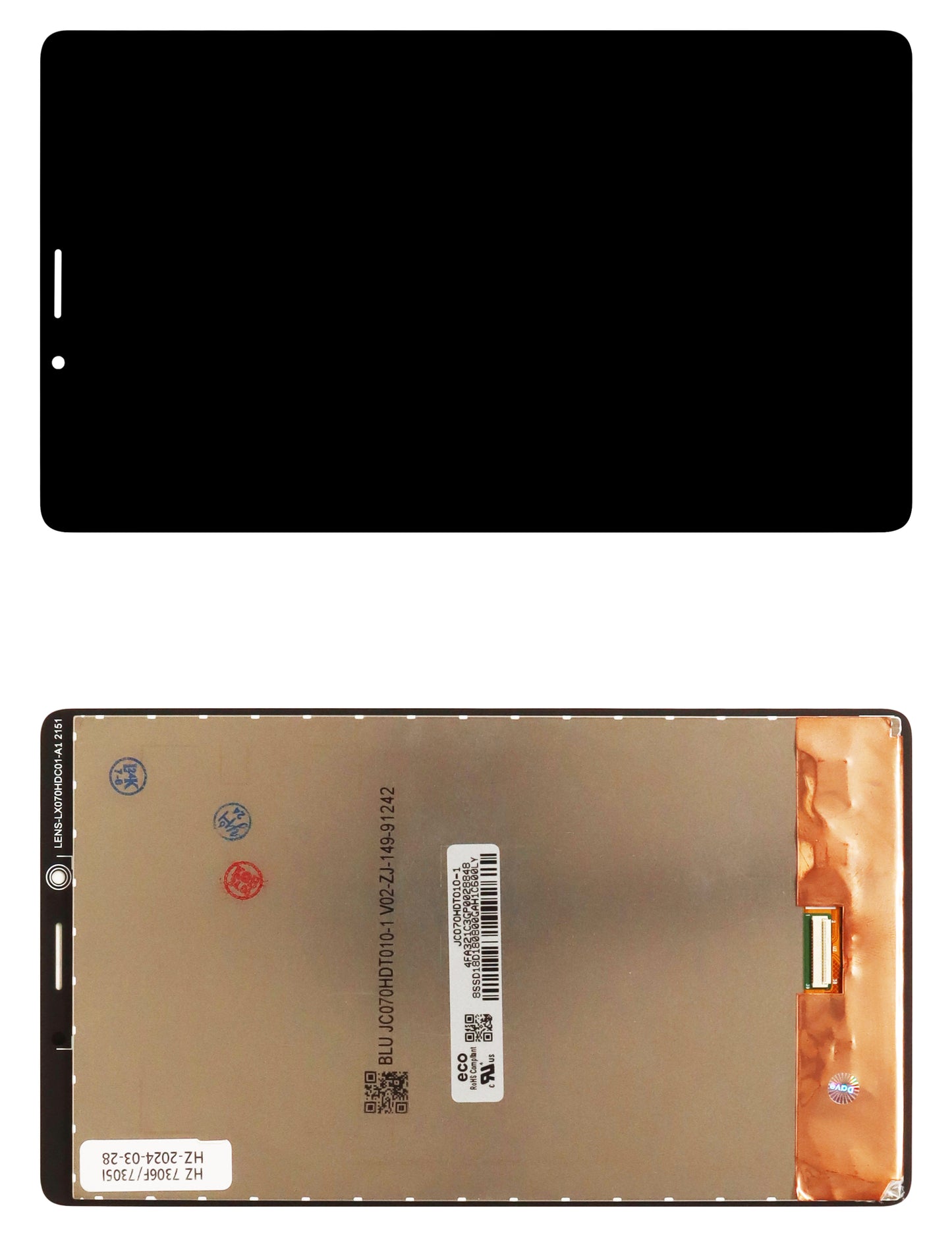 Lenovo Tab M7 (2nd Gen) (TB-7305F, TB-7305X) LCD Display