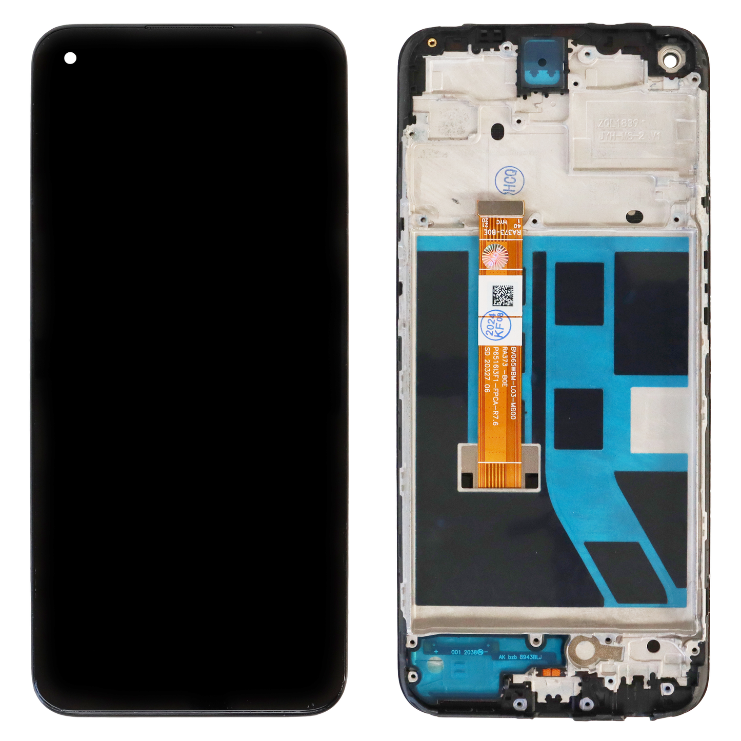 OnePlus Nord N100 (BE2013, BE2012) LCD Display With Frame