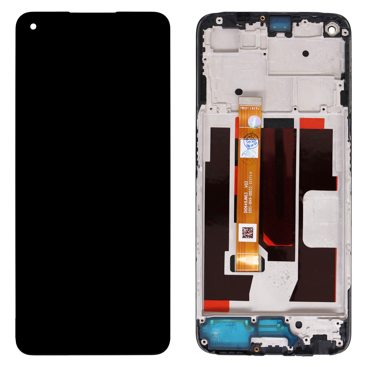 Oppo A74 5G (CPH2197, CPH2263) LCD Display - With Frame