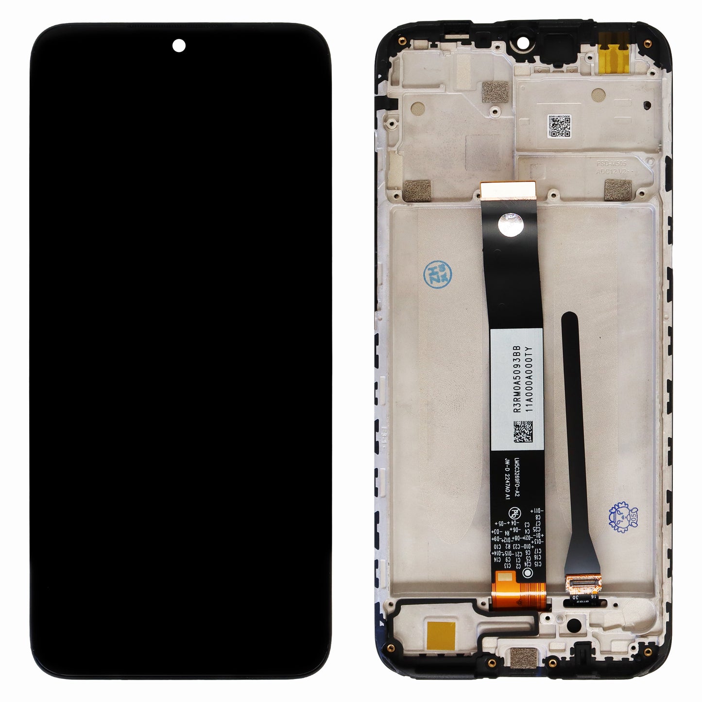 Xiaomi Redmi 9A/9C (M2006C3LG, M2006C3MG) LCD Display with Frame