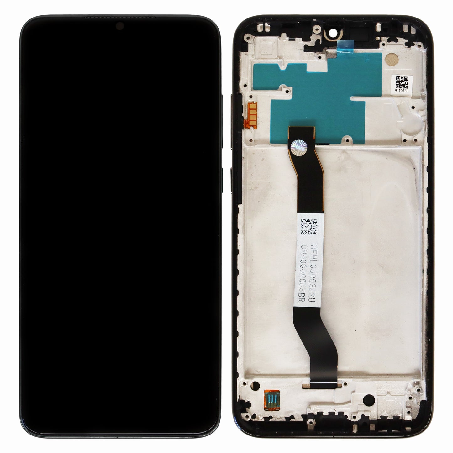 Xiaomi Redmi Note 8 (M1908C3JG, M1908C3JH) LCD Display With Frame (Black)