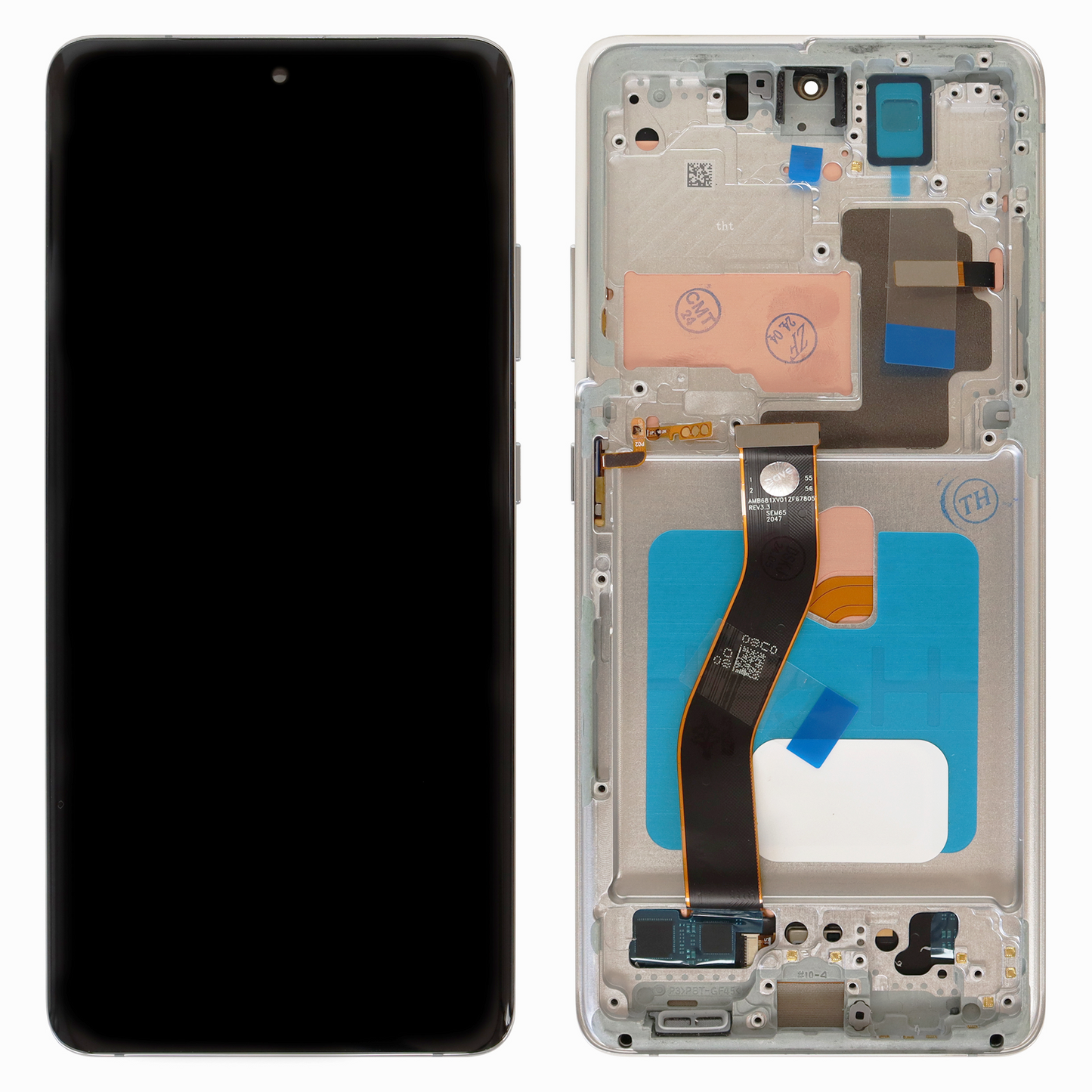 Samsung Galaxy S21 Ultra G998 OLED Display With Frame (Silver)