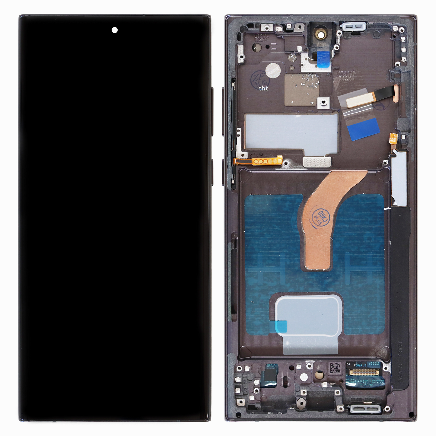 Samsung Galaxy S22 Ultra S908 OLED Display (Big Size) With Frame (Black)