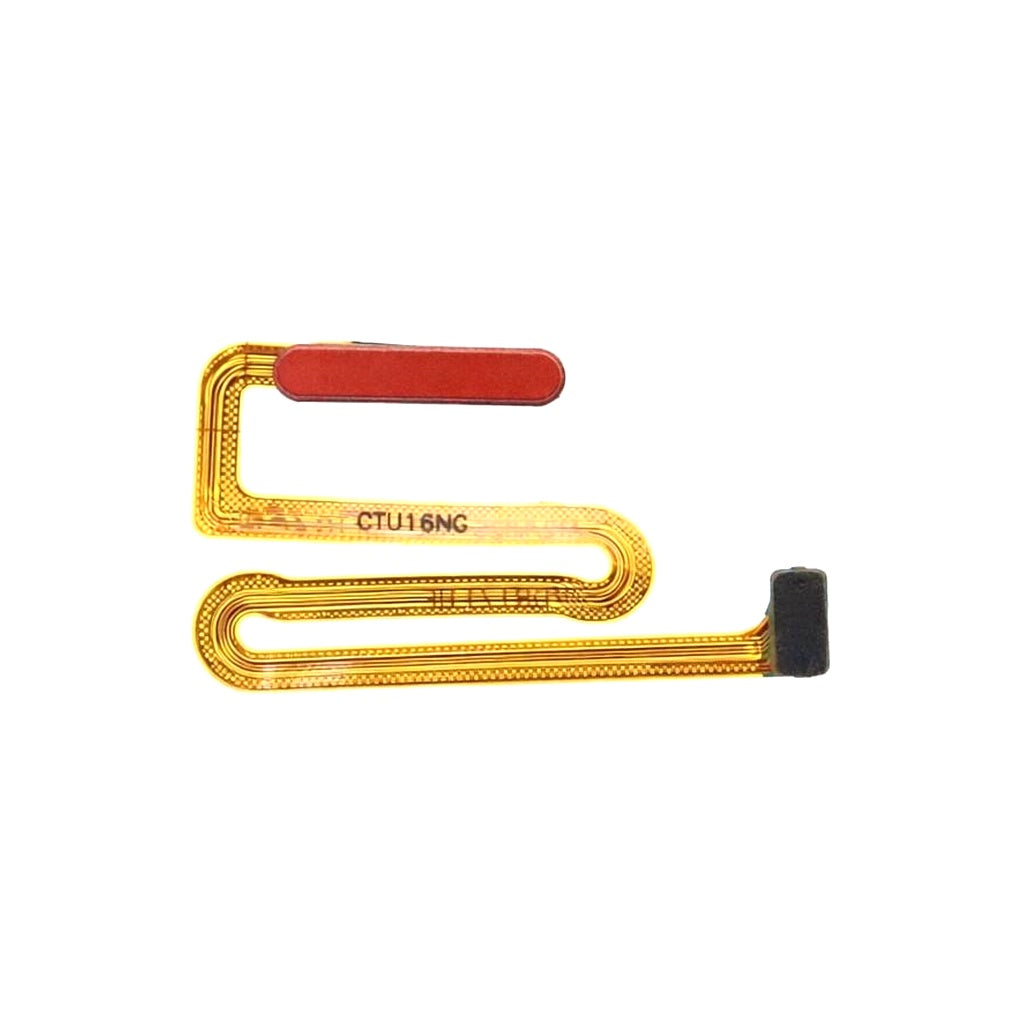 Samsung Galaxy A12 Nacho (SM-A127) Power Button / Fingerprint Sensor Flex Cable - Red