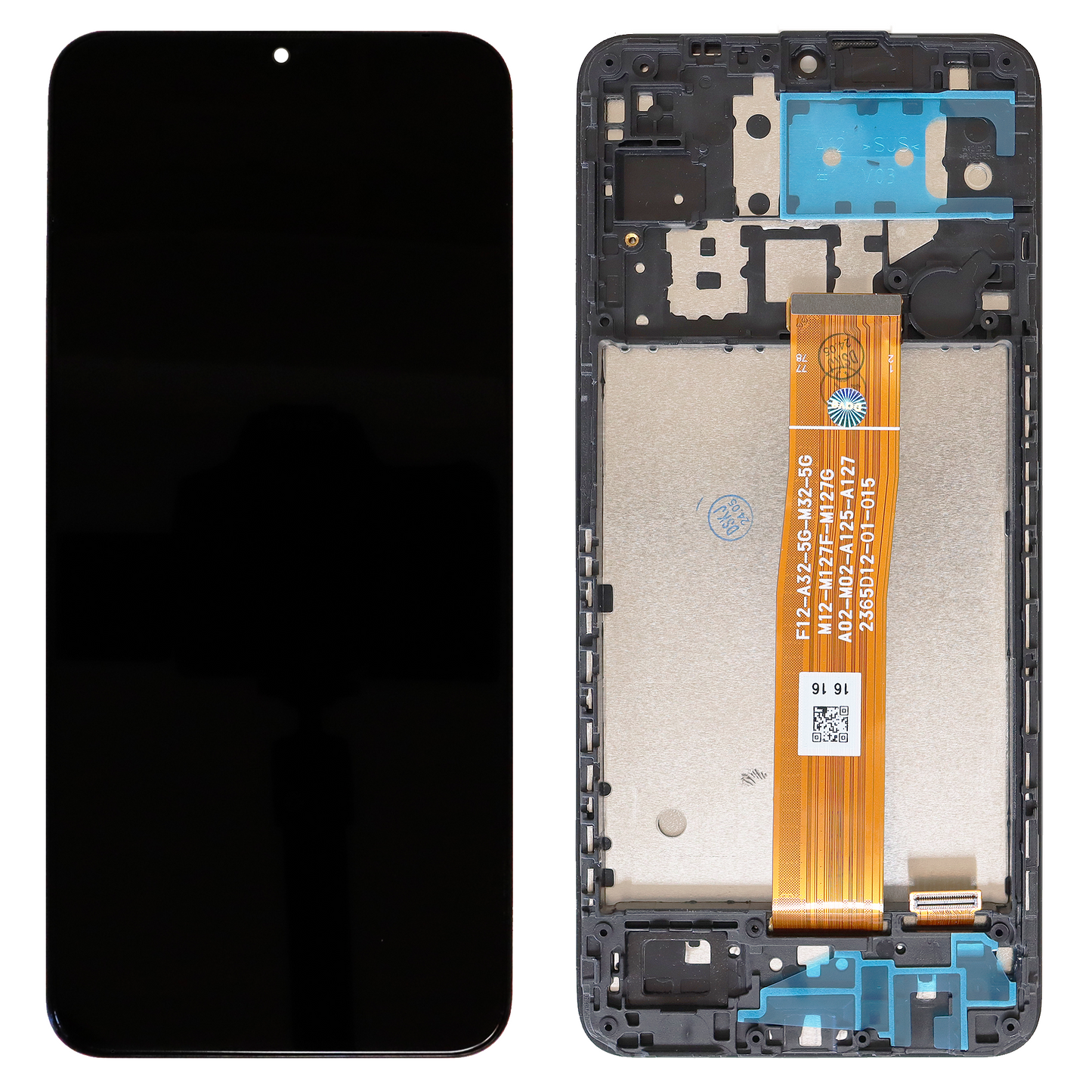 Samsung Galaxy A12 A125 LCD Display With Frame