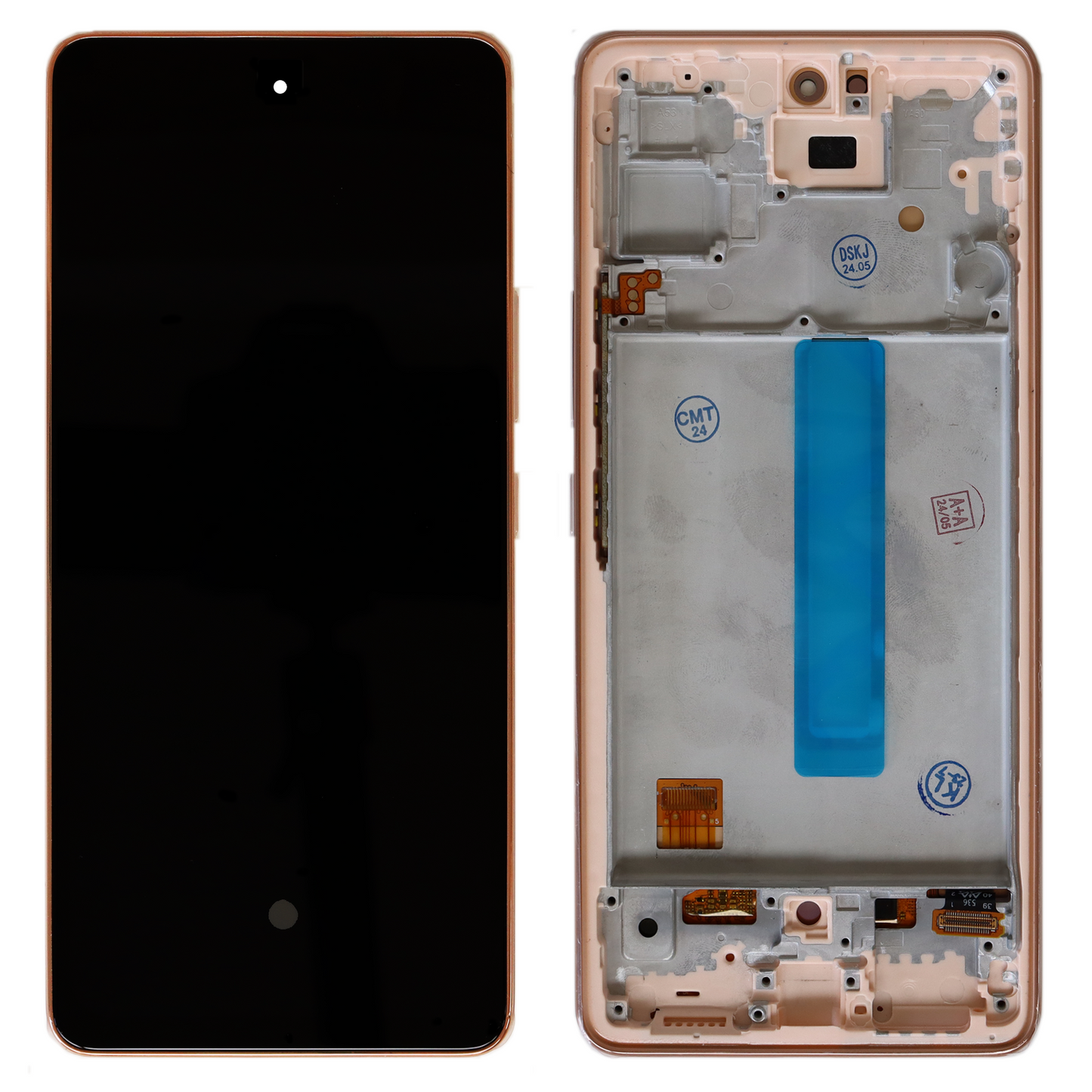 Samsung Galaxy A53 5G A536 OLED Display With Frame (Peach)