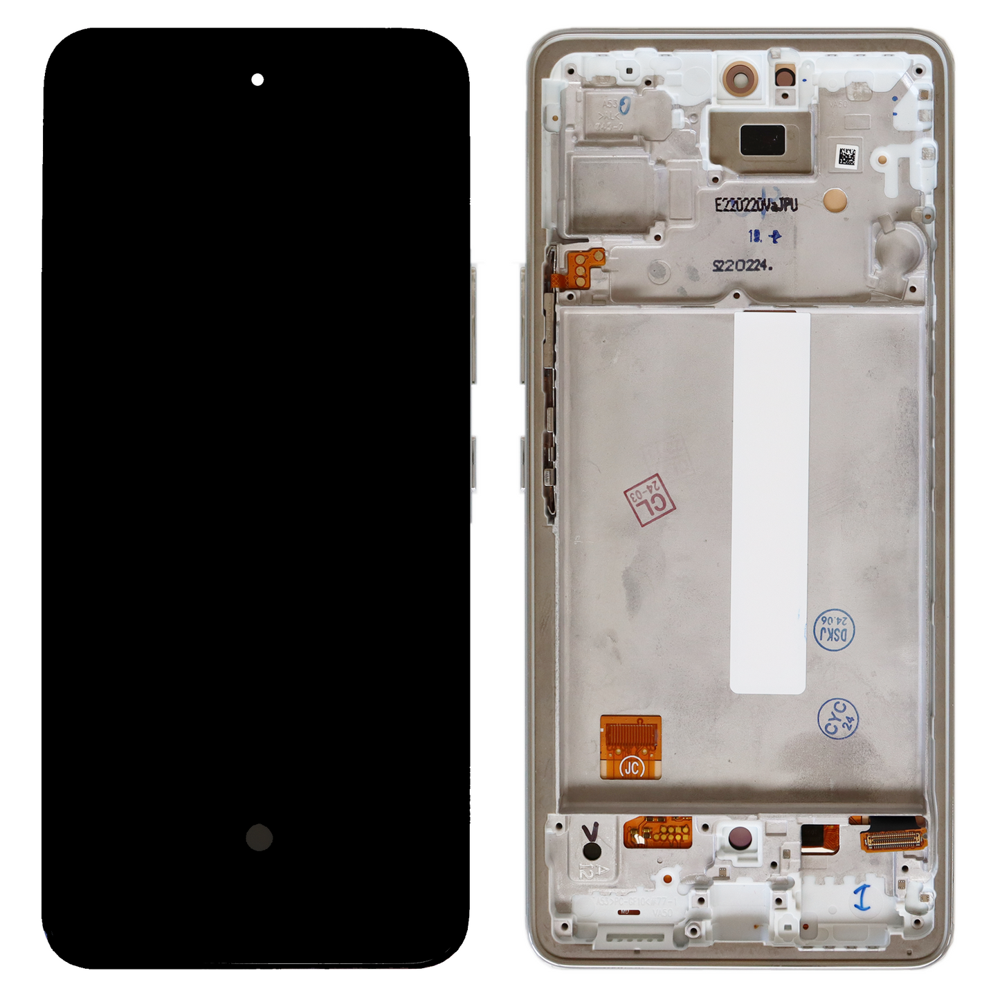Samsung Galaxy A53 5G A536 OLED Display With Frame (White)