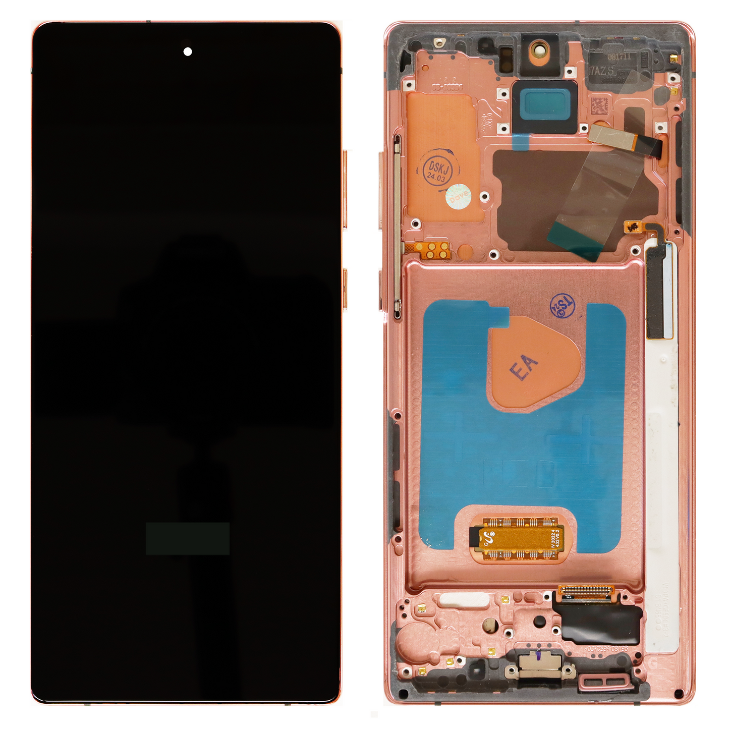 Samsung Galaxy Note 20 N980 N981 OLED Display - With Frame (Mystic Bronze)