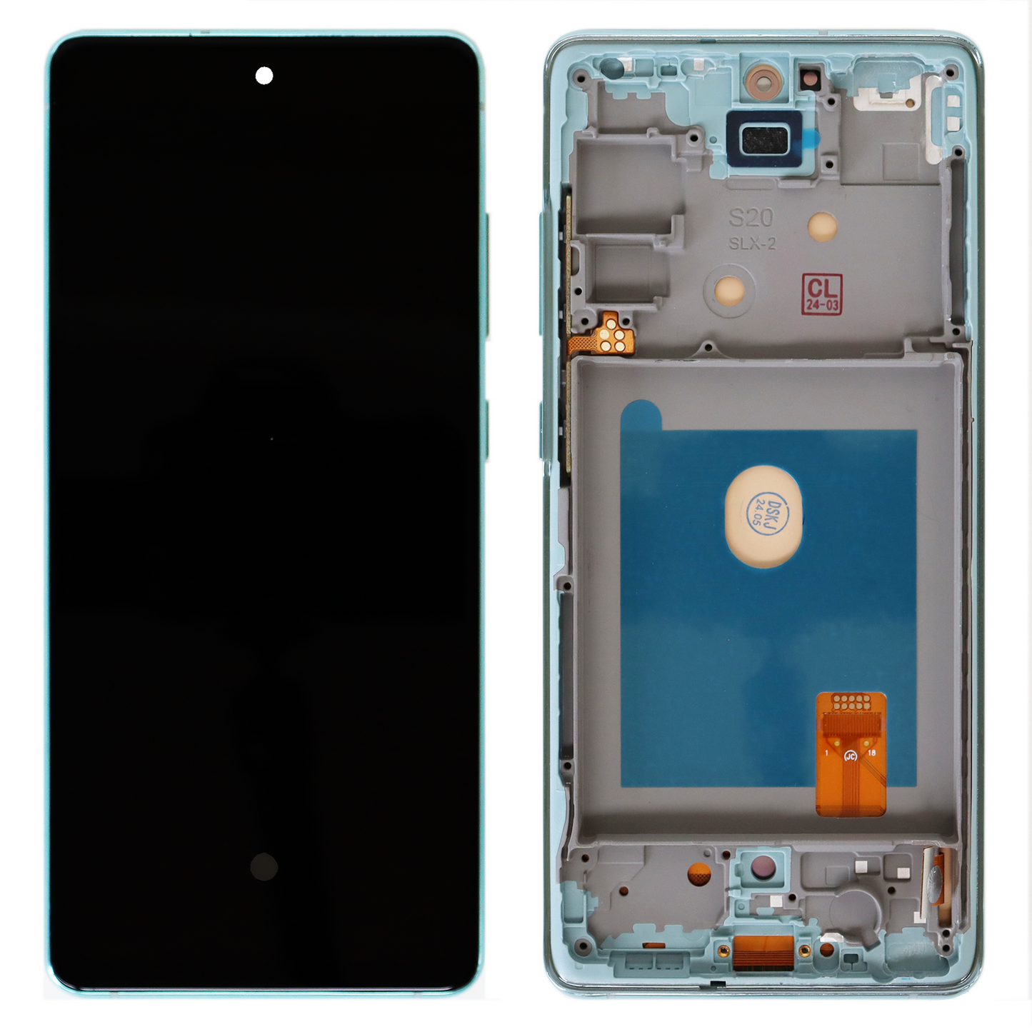 Samsung Galaxy S20 FE G780 G781 OLED Display With Frame (Cloud Mint)