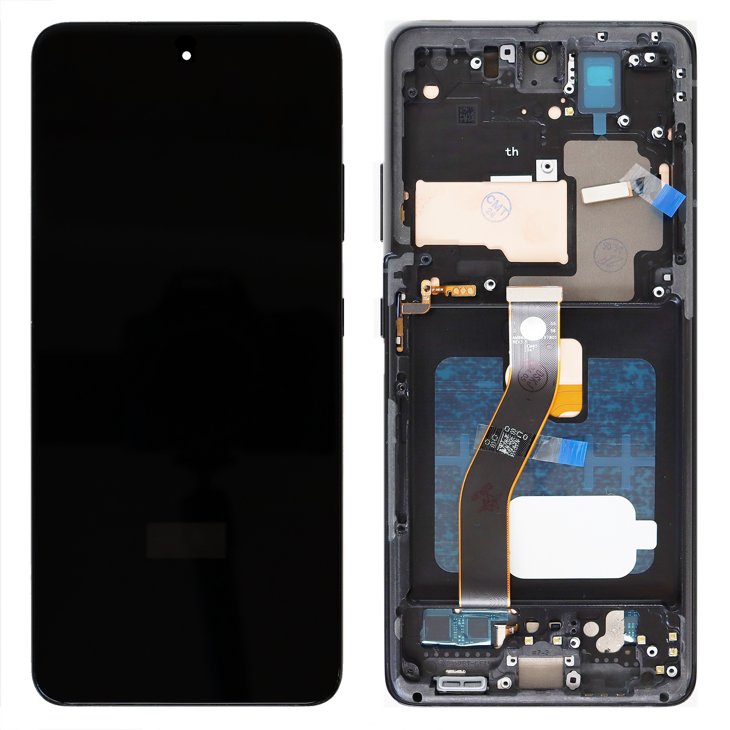 Samsung Galaxy S21 Ultra G998 OLED Display With Frame (Black)