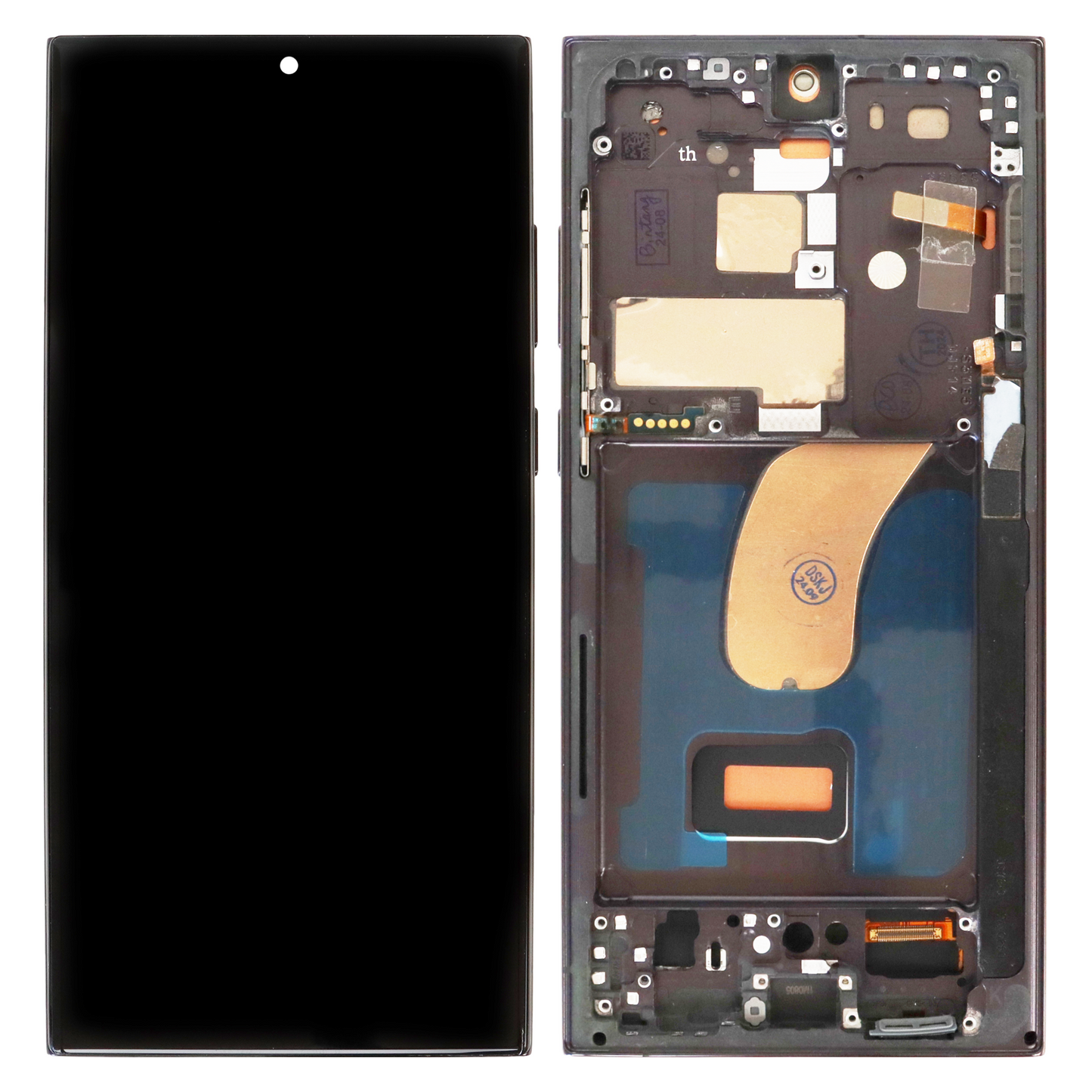 Samsung Galaxy S23 Ultra (SM-S918B, SM-S918U) Incell LCD Display With Frame (Black)