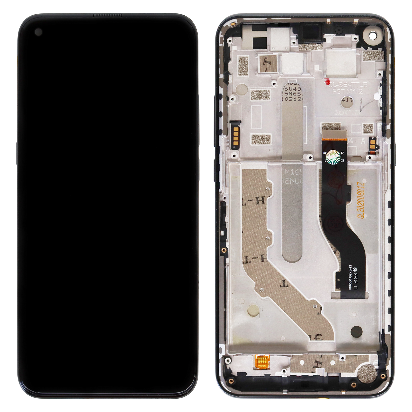 TCL 10 5G T790Y T790H Replacement LCD Display Screen Display Digitizer + Frame