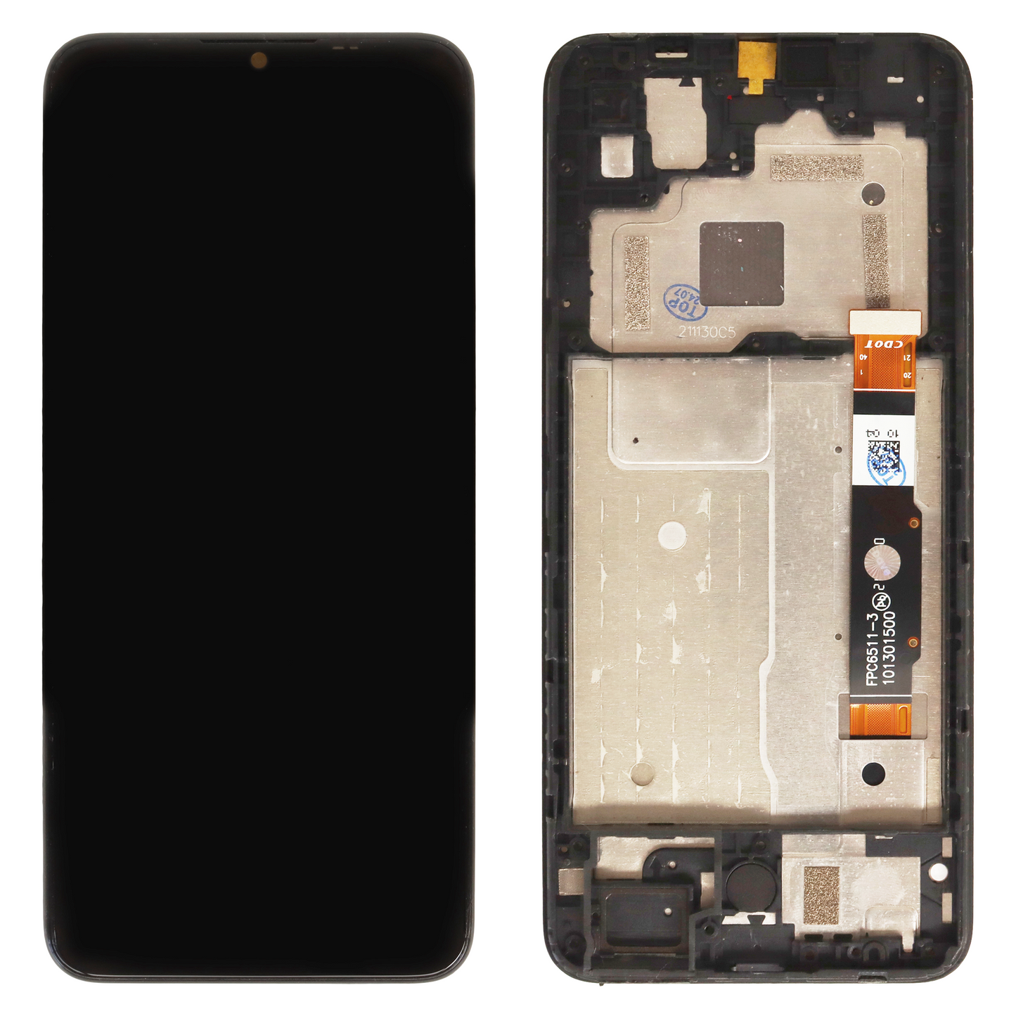 TCL 20 R 5G T767H Replacement LCD Display Screen Touch Display Digitizer +Frame