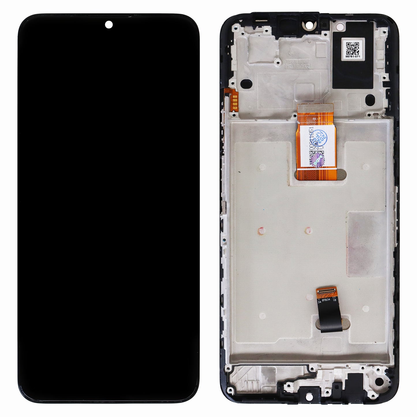 Honor X7A (VNE-LX2, VNE-LX3) LCD Display with Frame