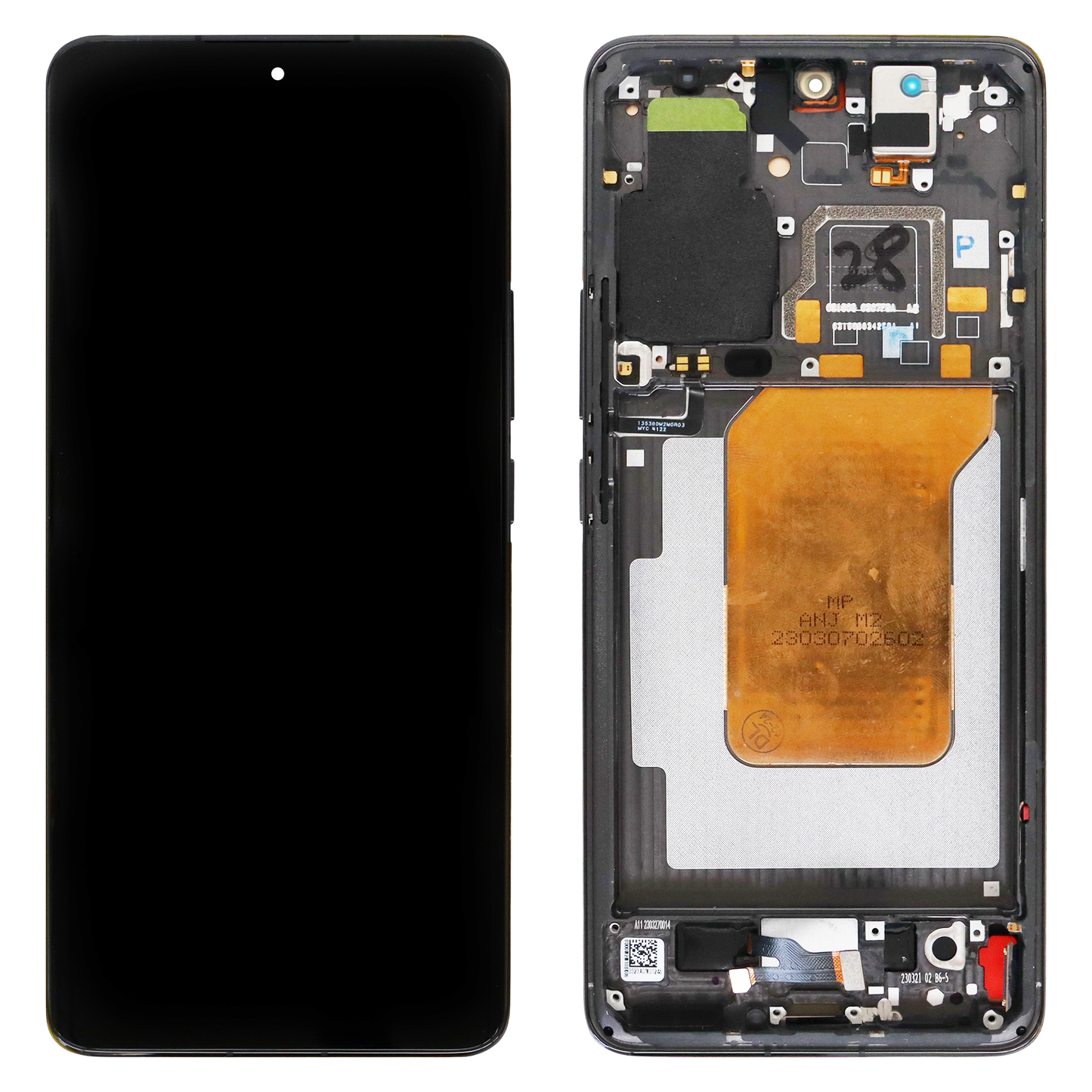 Xiaomi 13 Pro 2210132G OLED Display With Frame (Black)