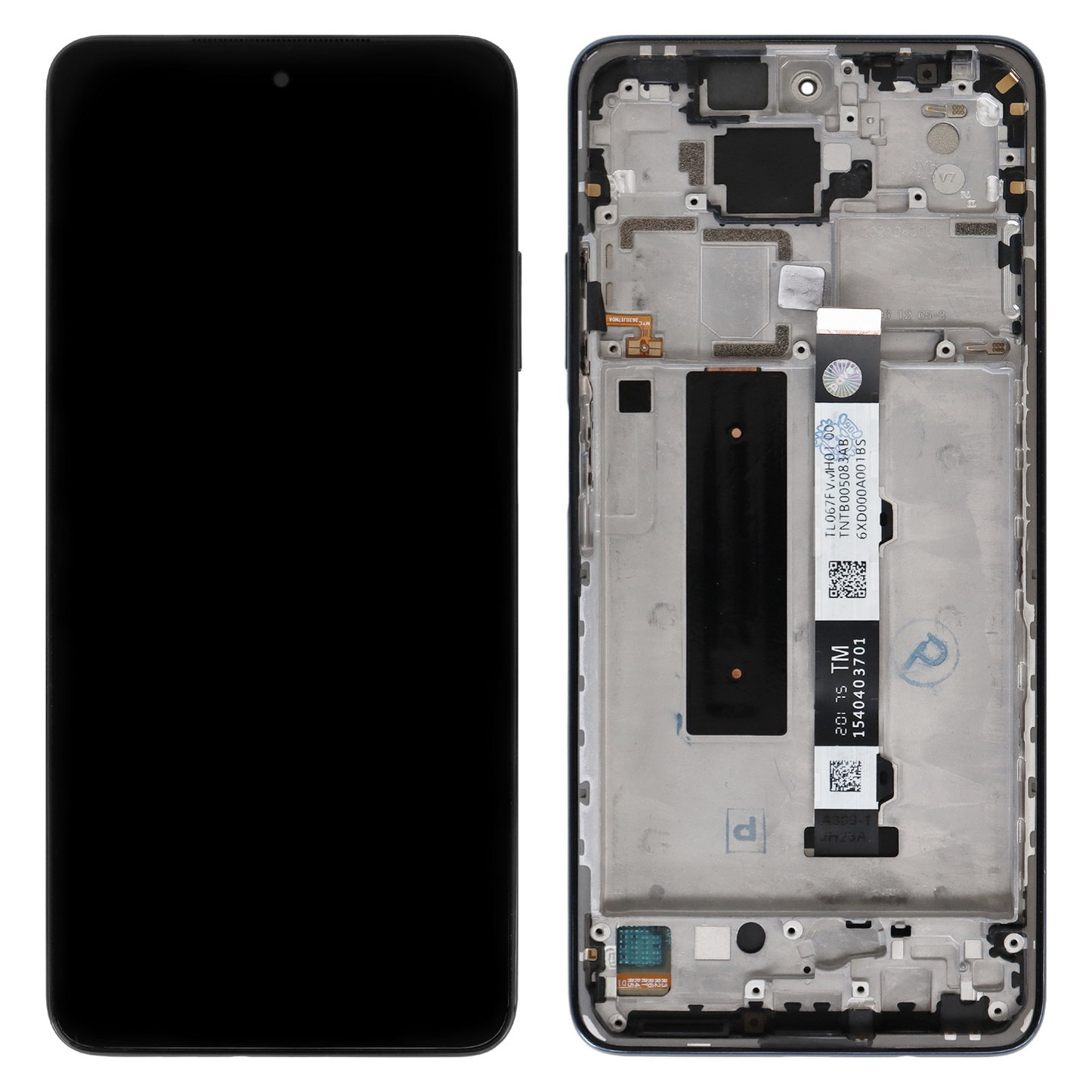 Xiaomi Mi 10T Lite LCD Display with Frame (Grey)