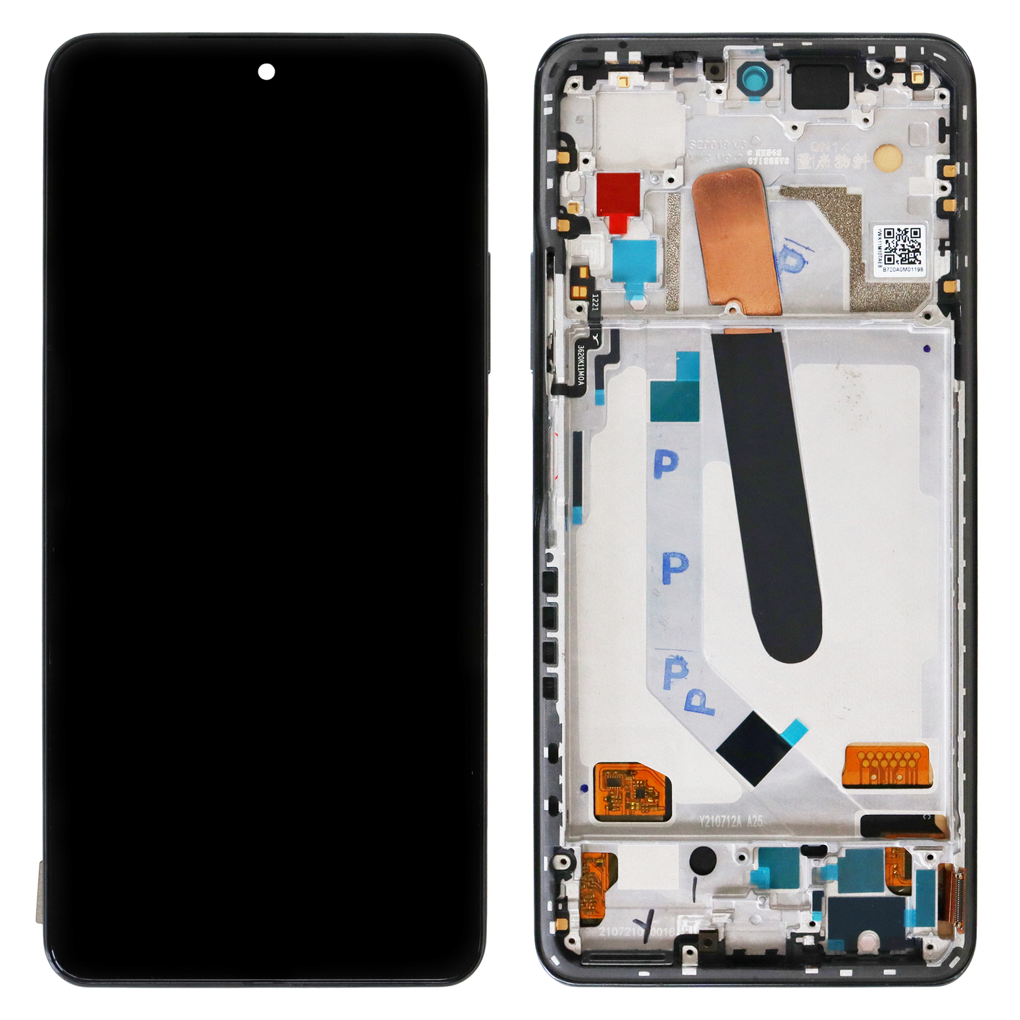 Xiaomi Poco F3 (M2012K11AG) OLED Display With Frame (Black)