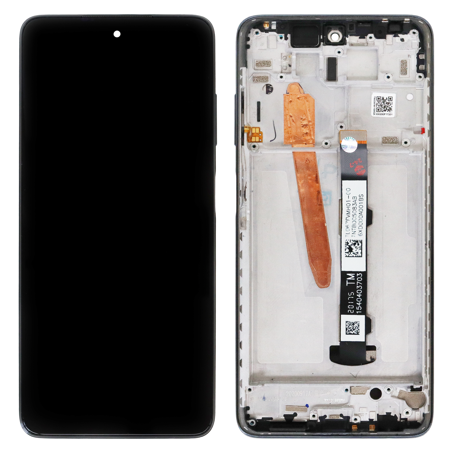 Xiaomi Poco X3 / X3 NFC / X3 Pro LCD Display With Frame (Grey)