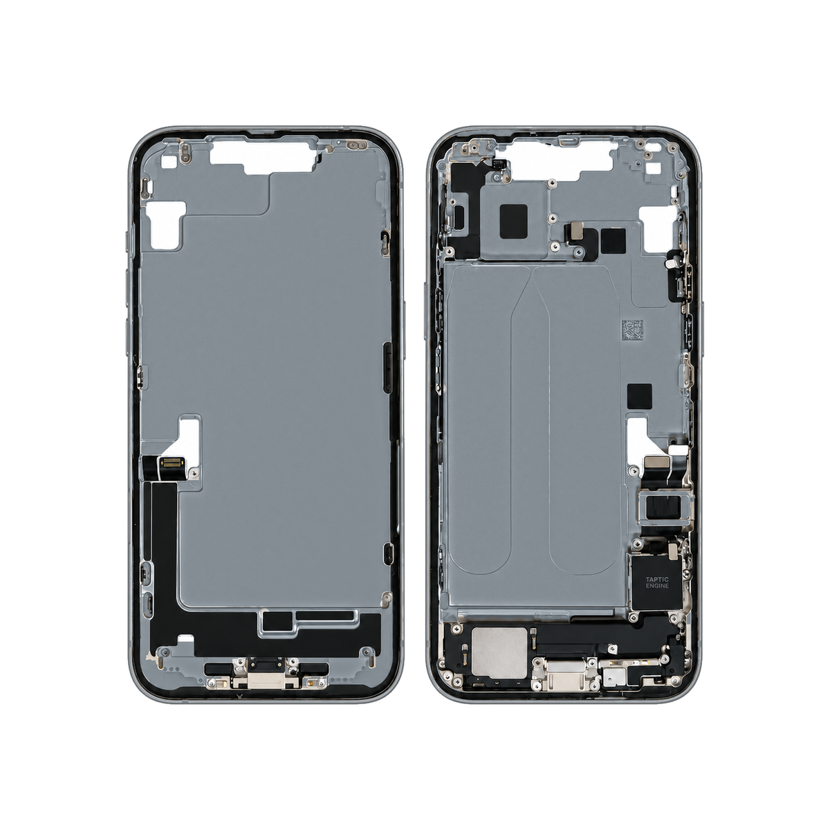 Mid-Frame Housing With Charging Port for Apple iPhone 14 Plus (Genuine Pulled Grade A/B) - Blue