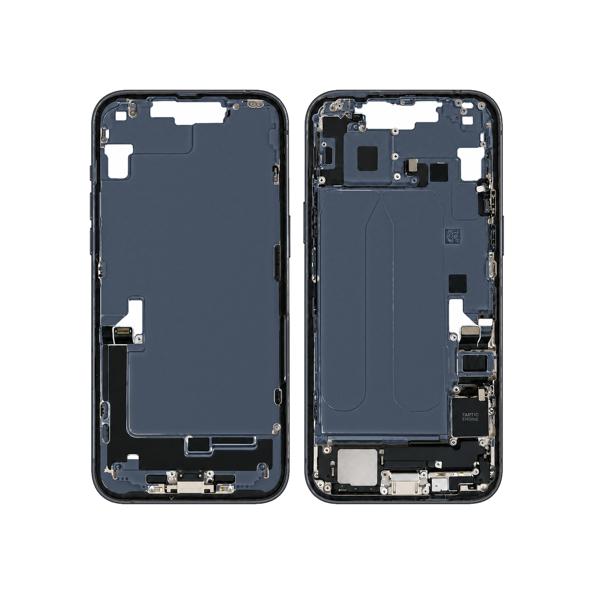 Mid-Frame Housing With Charging Port for Apple iPhone 14 Plus (Genuine Pulled Grade A/B) - Midnight