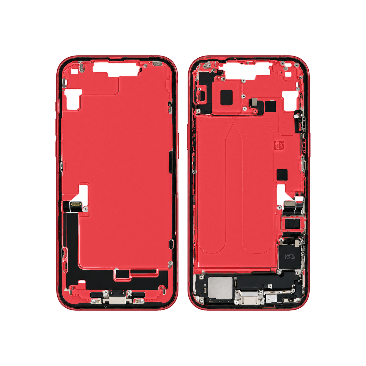 Mid-Frame Housing With Charging Port for Apple iPhone 14 Plus (Genuine Pulled Grade A/B) - (PRODUCT)RED